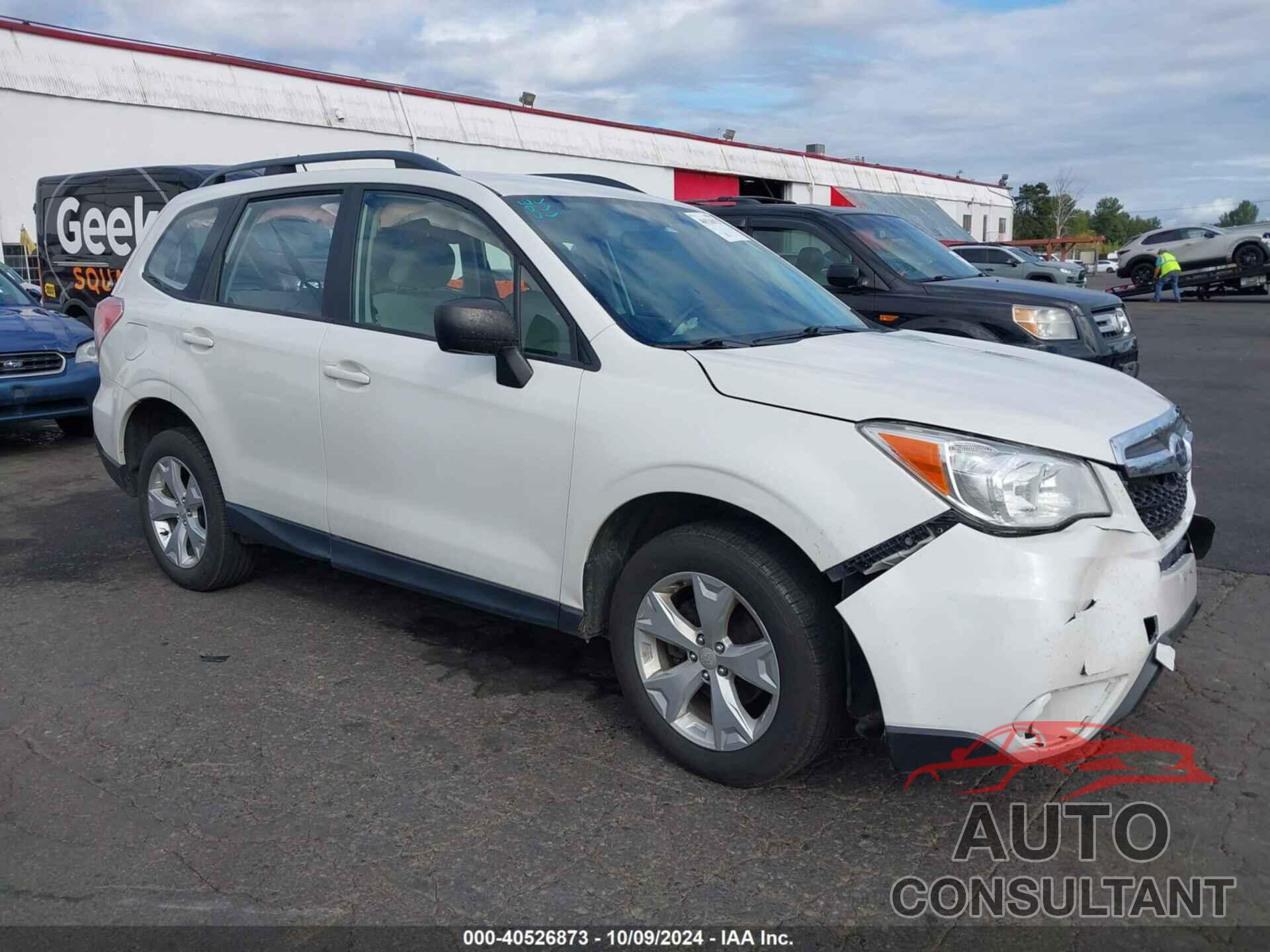 SUBARU FORESTER 2015 - JF2SJABCXFH492261