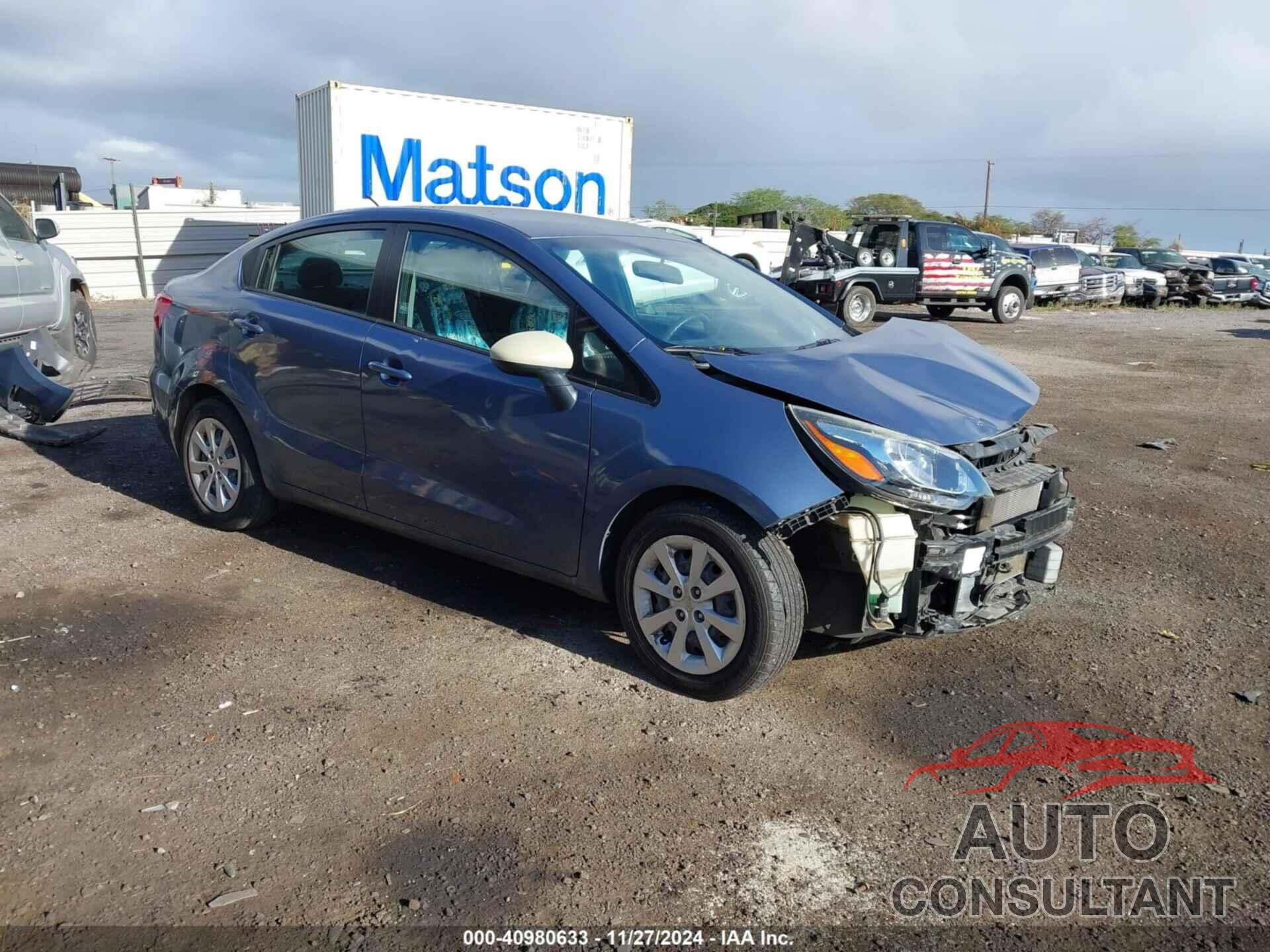 KIA RIO 2016 - KNADM4A3XG6634362