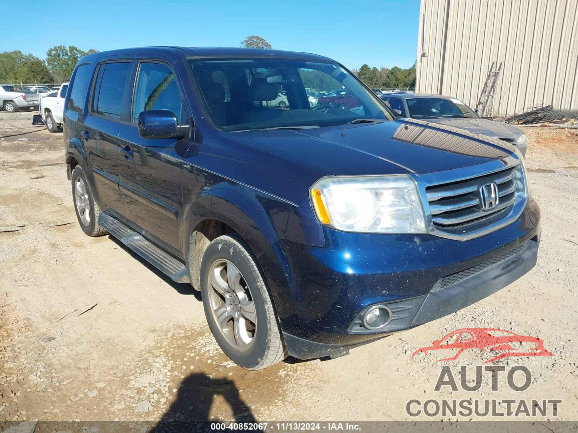 HONDA PILOT 2013 - 5FNYF4H7XDB005157