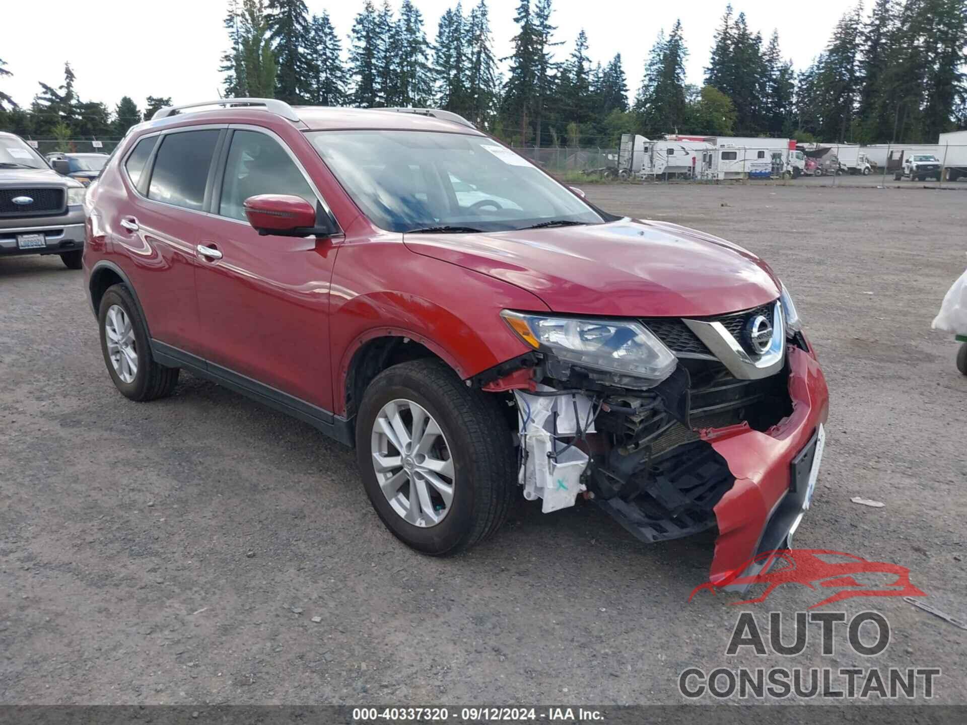 NISSAN ROGUE 2016 - KNMAT2MV6GP678525