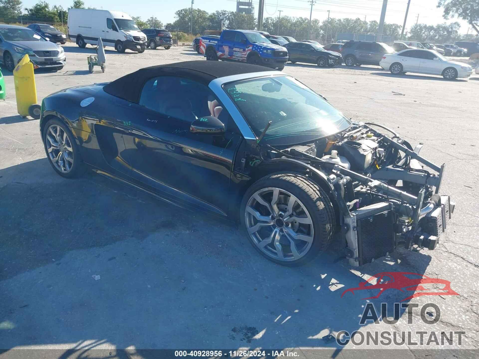 AUDI R8 2011 - WUAVNAFG2BN003038