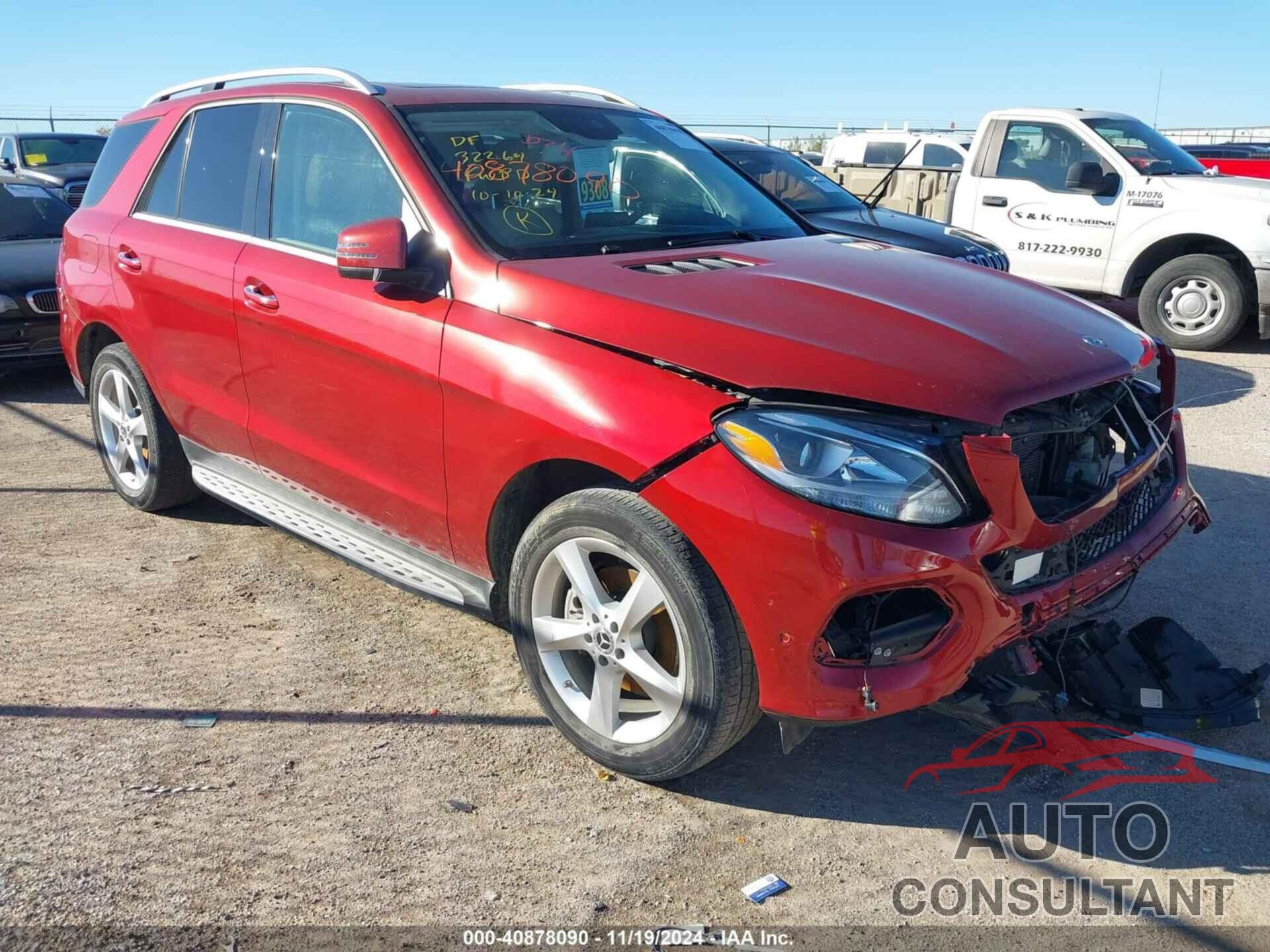 MERCEDES-BENZ GLE 350 2018 - 4JGDA5JB9JB165560