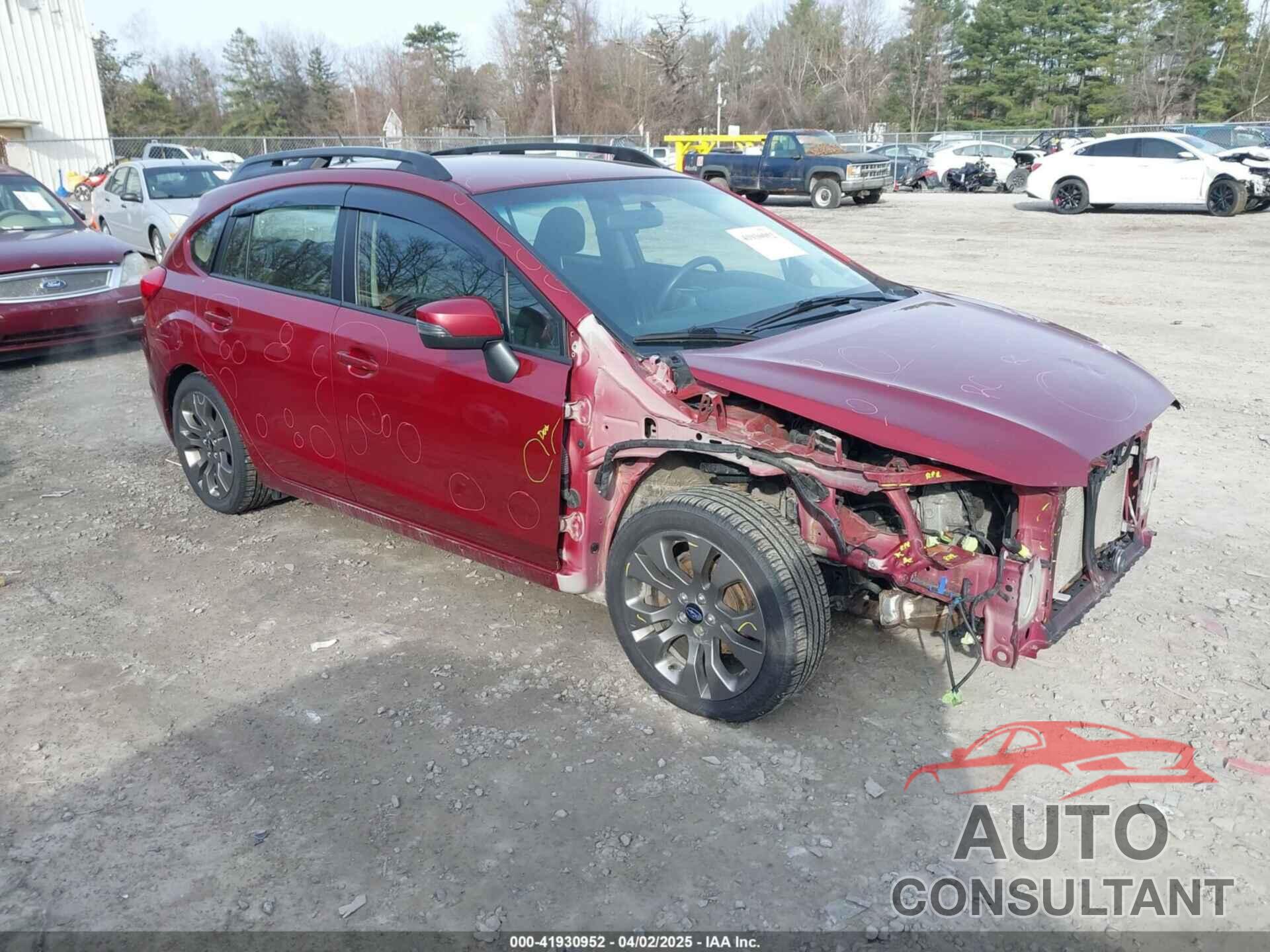SUBARU IMPREZA 2016 - JF1GPAP65G9204654