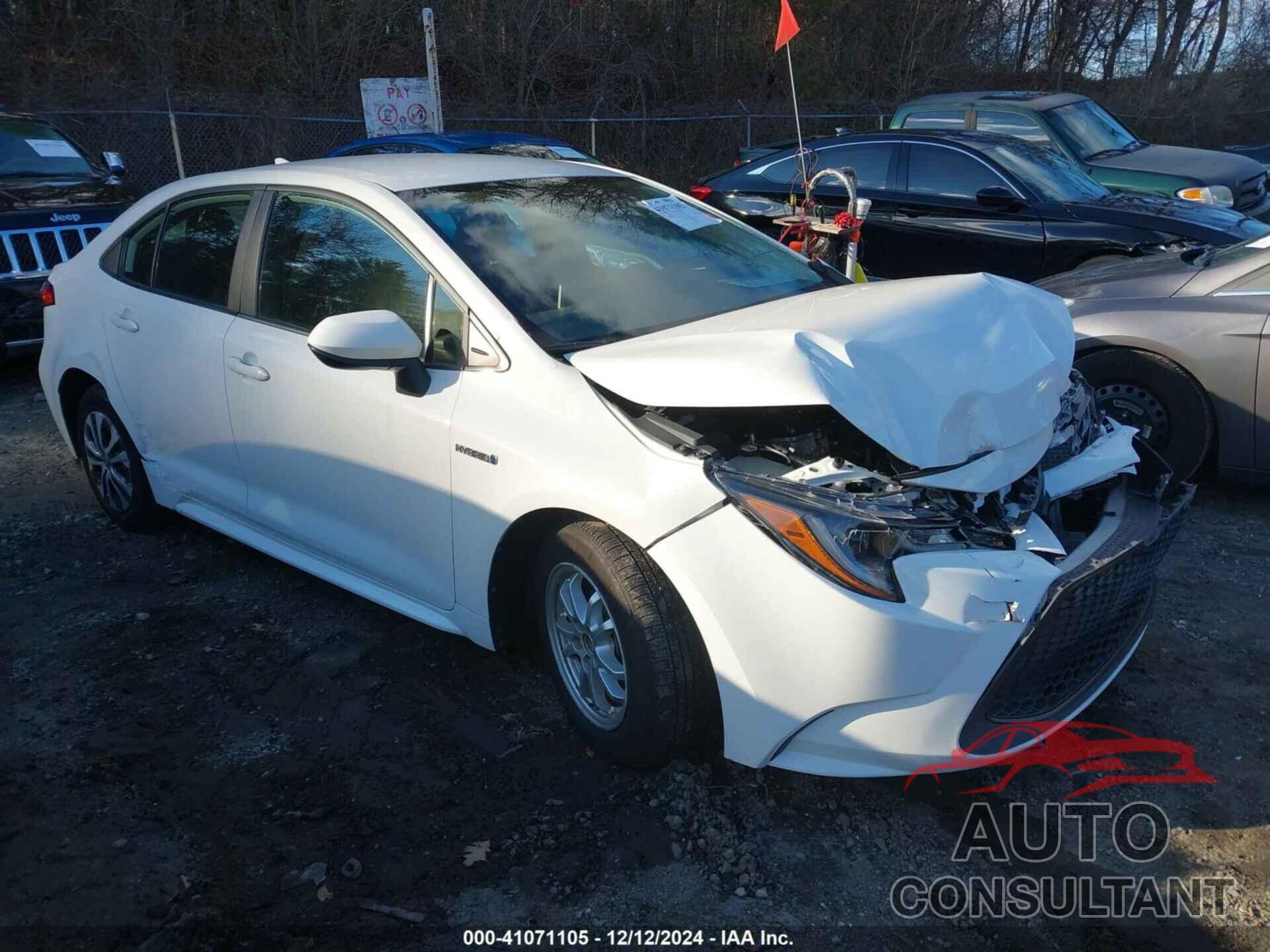TOYOTA COROLLA 2020 - JTDEBRBE8LJ019620