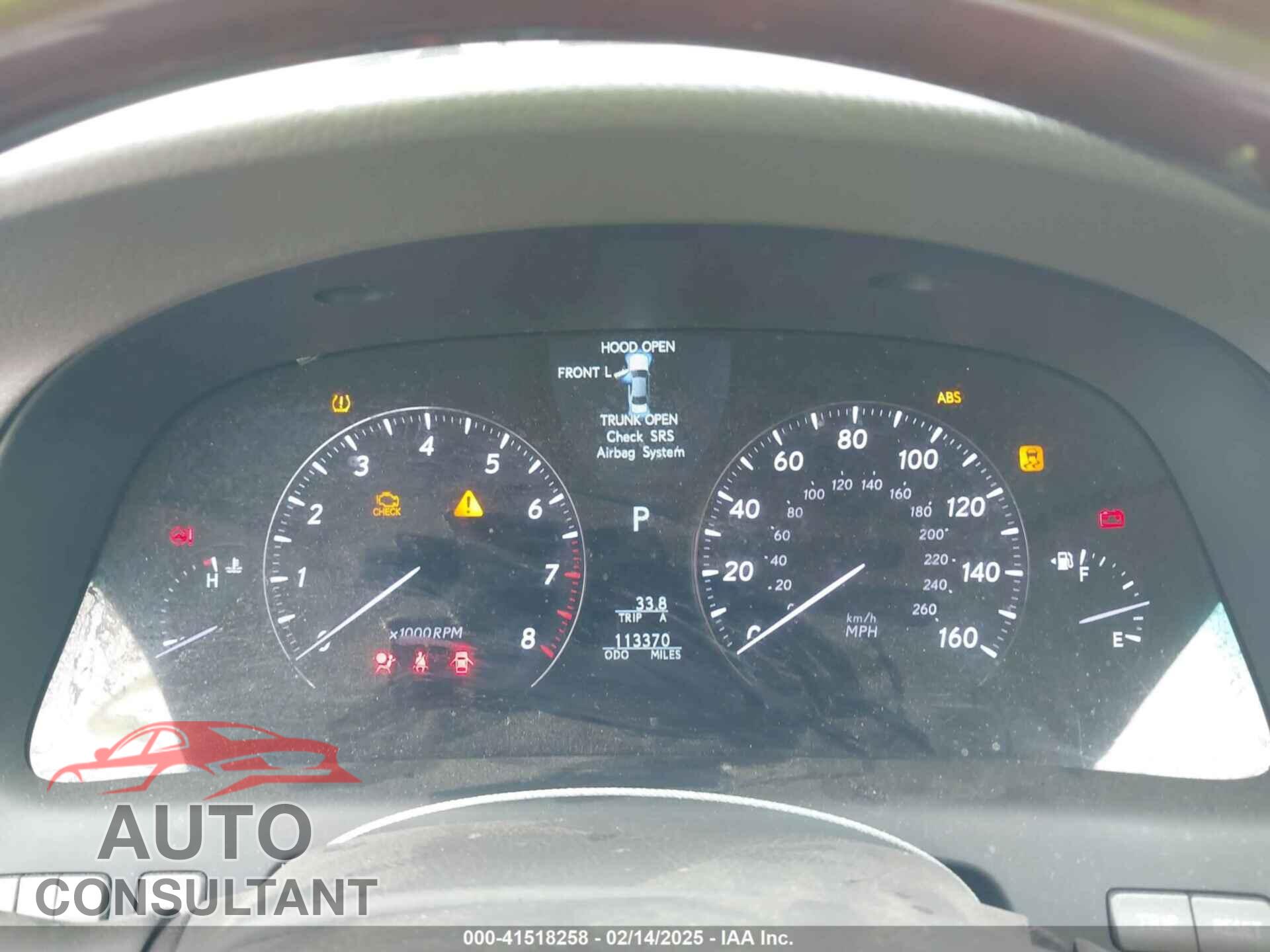 LEXUS LS 460 2010 - JTHBL5EF8A5099793