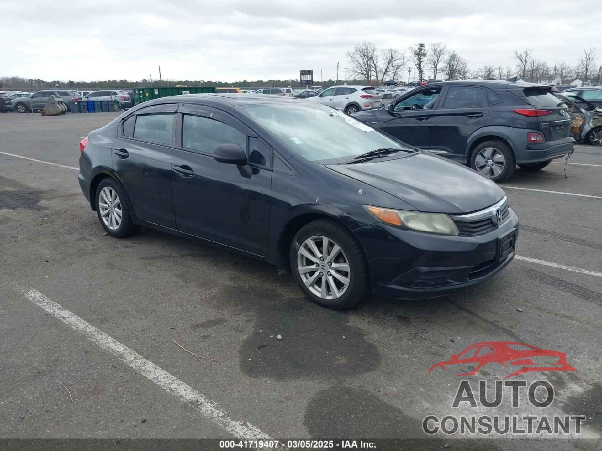 HONDA CIVIC 2012 - 19XFB2F93CE359876