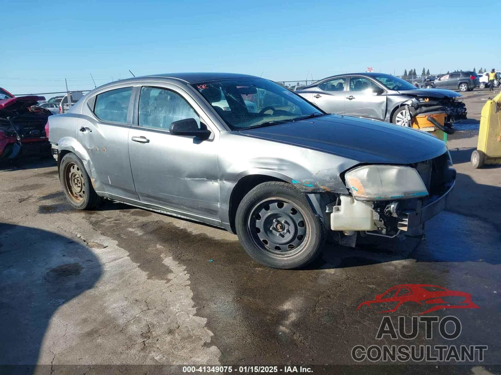 DODGE AVENGER 2013 - 1C3CDZAB9DN617836
