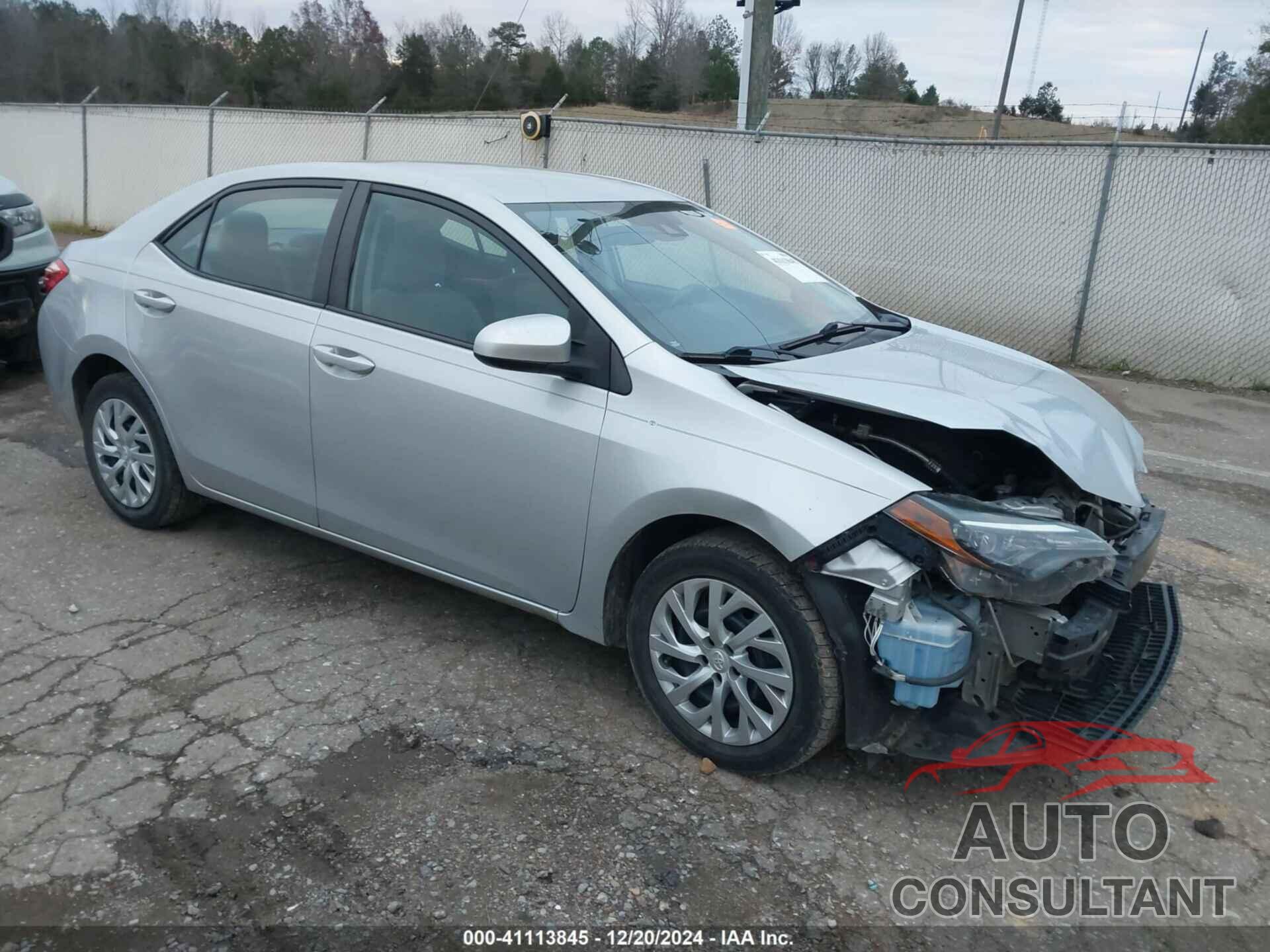 TOYOTA COROLLA 2019 - 5YFBURHE3KP868696