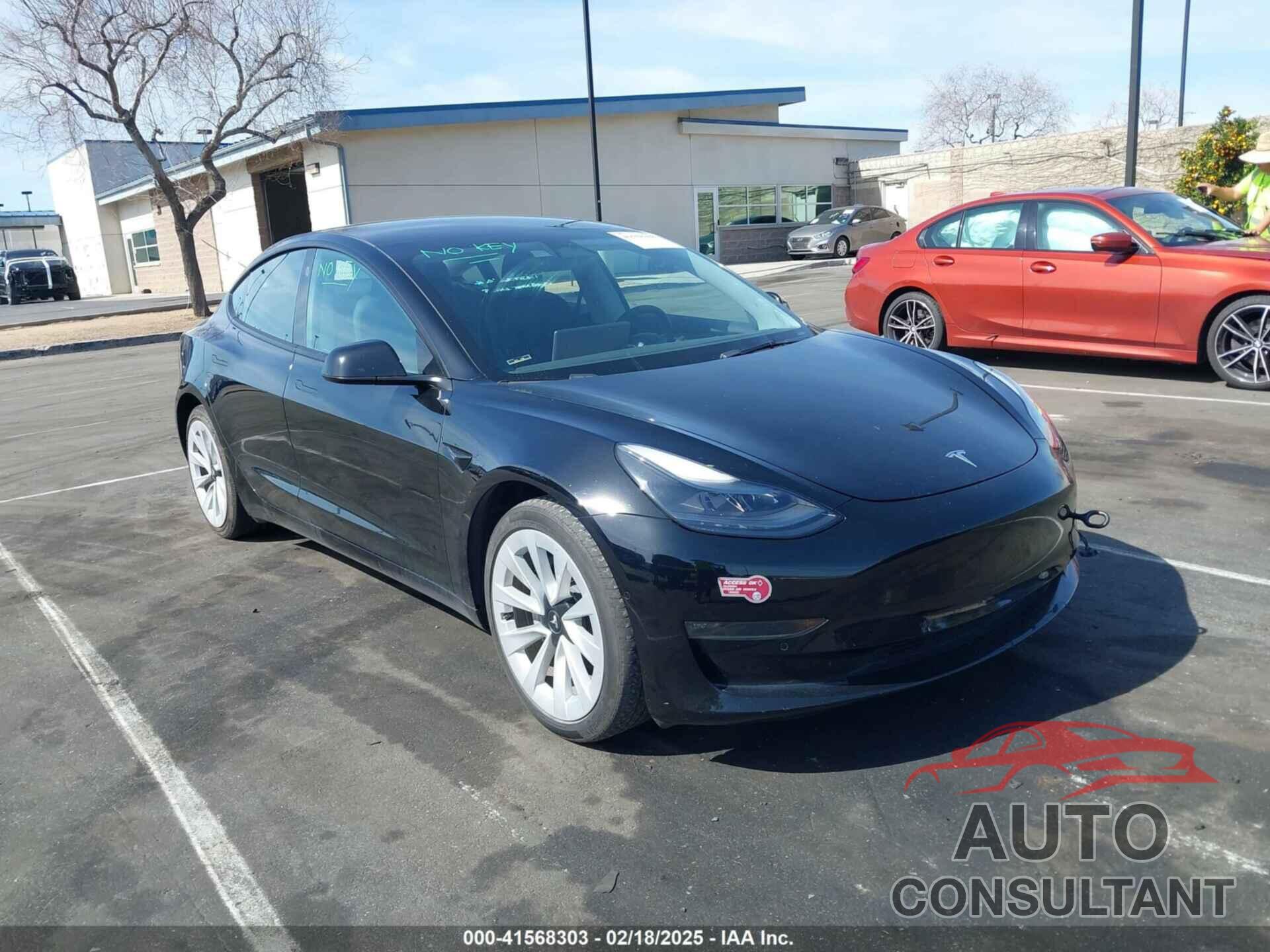 TESLA MODEL 3 2022 - 5YJ3E1EB1NF133356