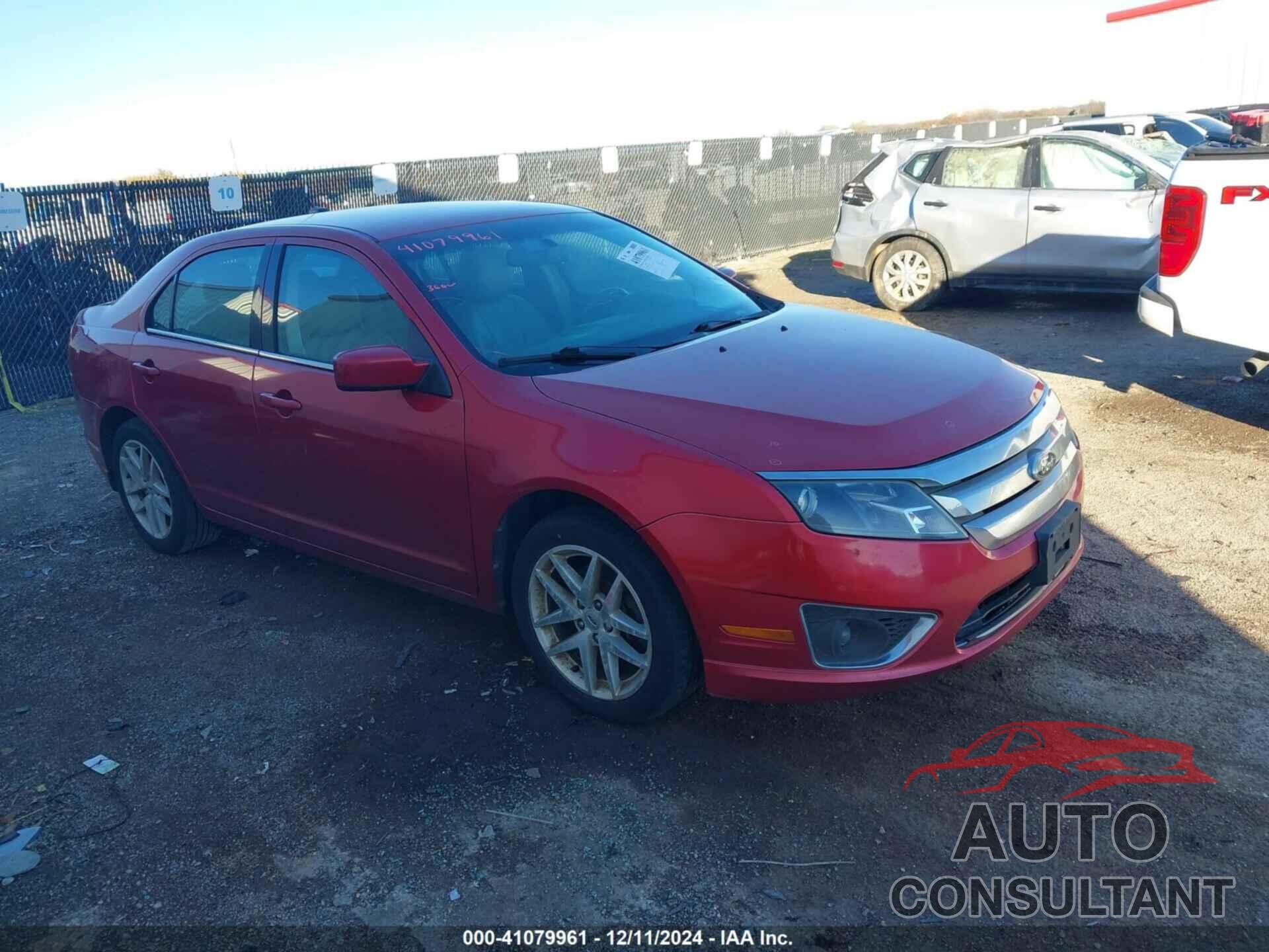 FORD FUSION 2012 - 3FAHP0JGXCR263956