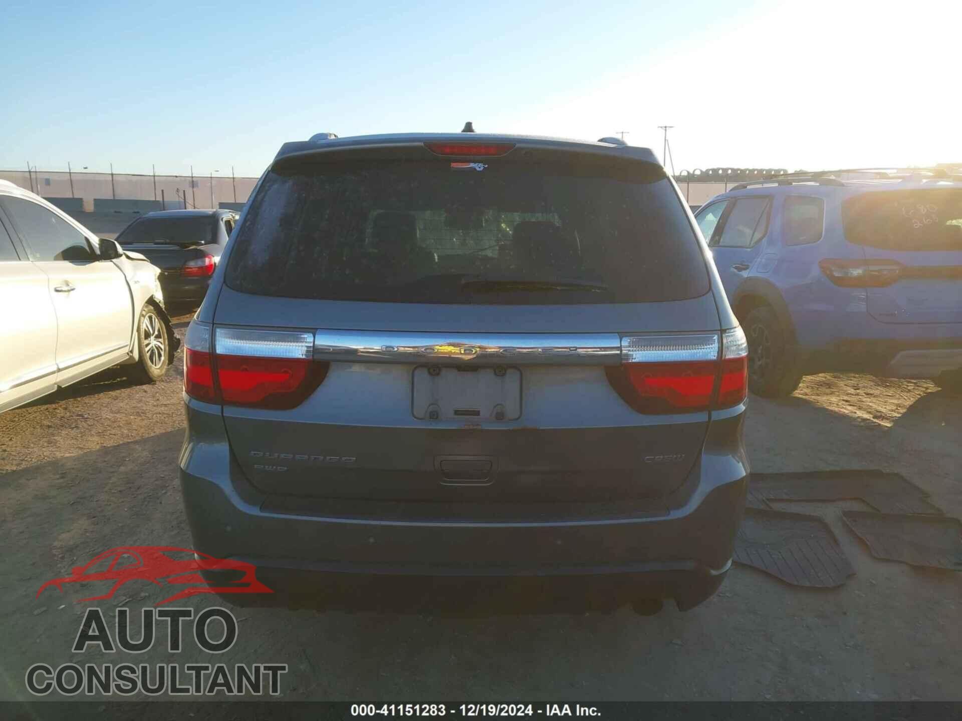 DODGE DURANGO 2012 - 1C4RDJDG9CC100562