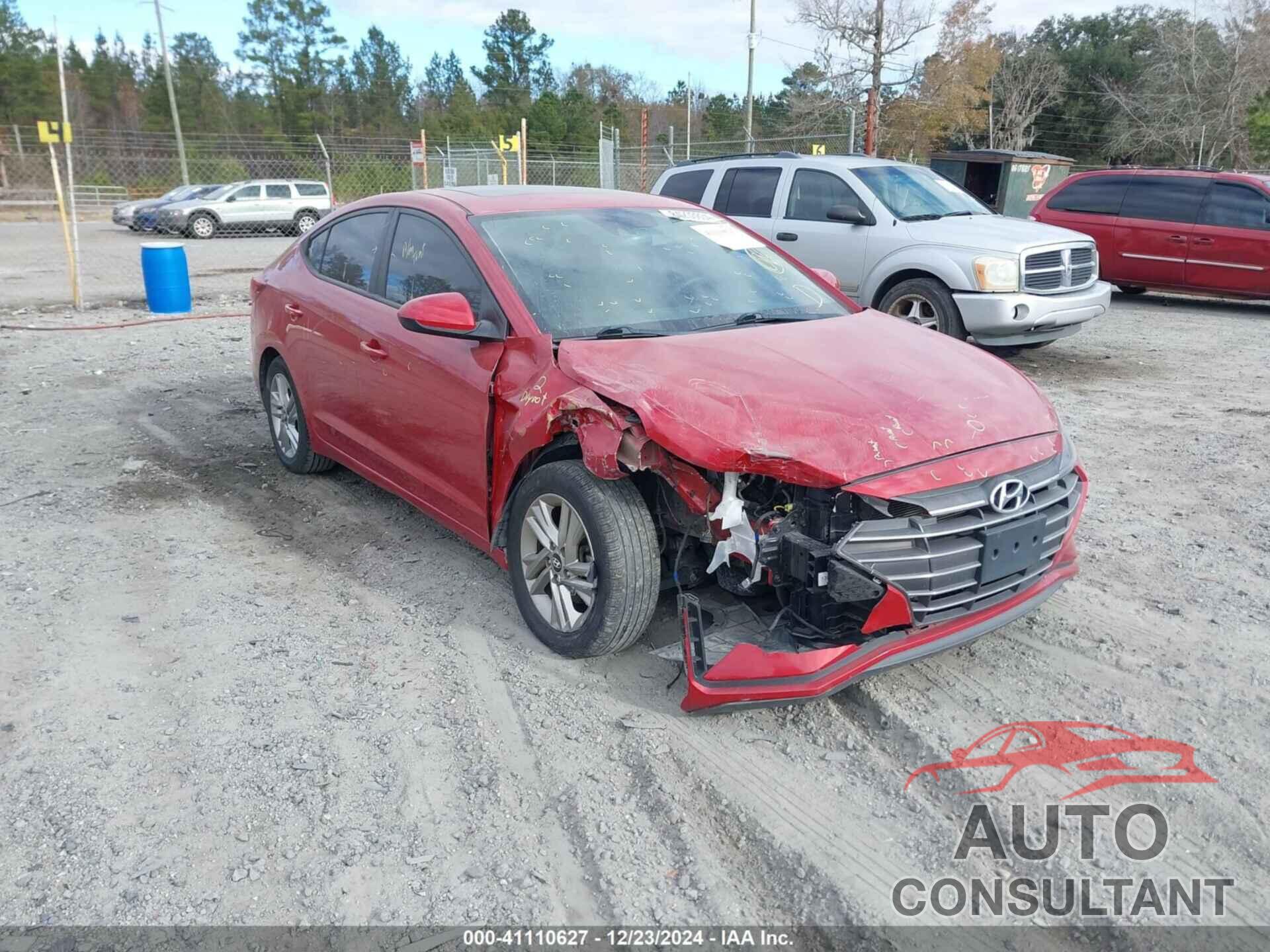 HYUNDAI ELANTRA 2019 - 5NPD84LF4KH451195