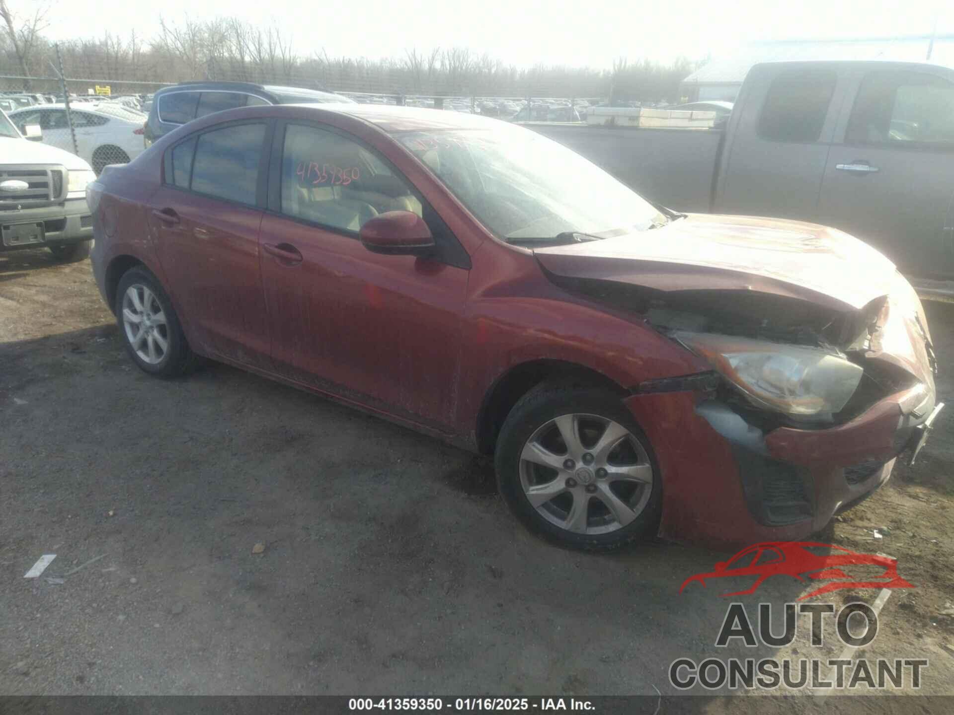 MAZDA MAZDA3 2010 - JM1BL1SF8A1267275