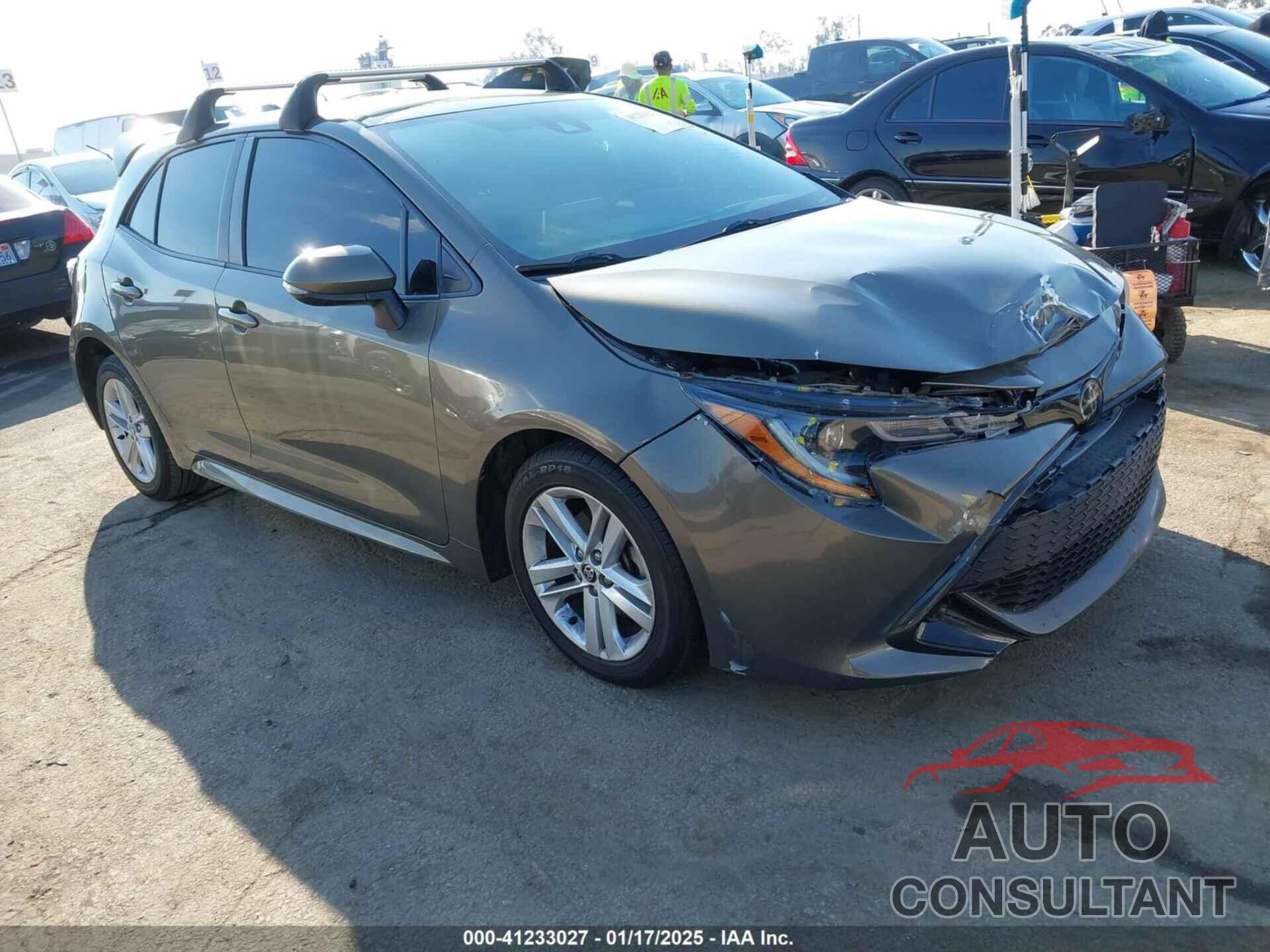 TOYOTA COROLLA 2019 - JTNK4RBE6K3063028