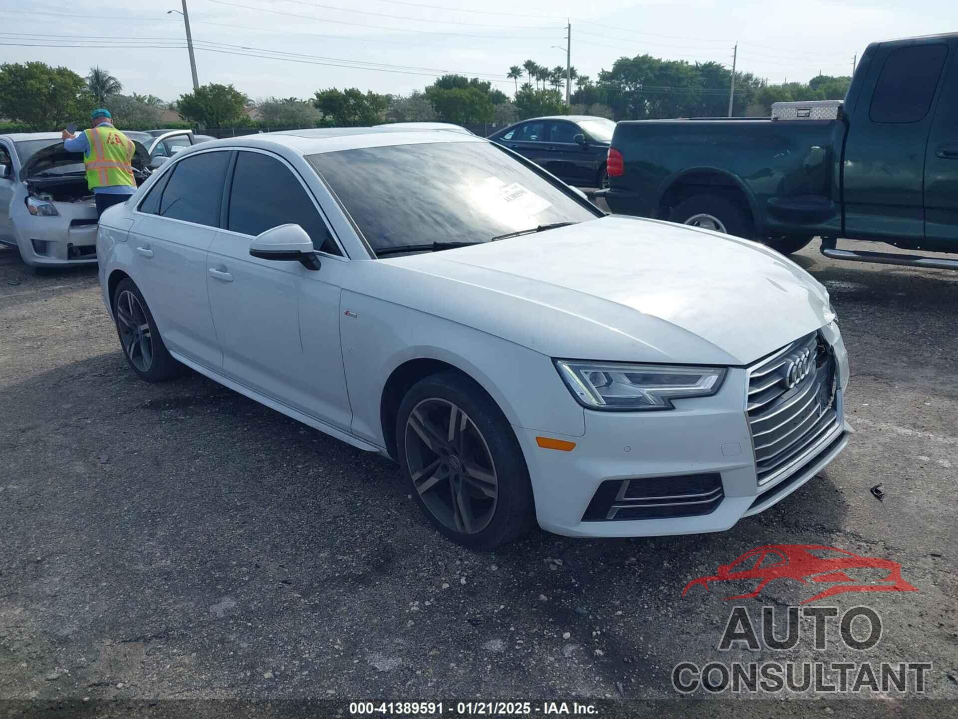 AUDI A4 2018 - WAULMAF48JA090847