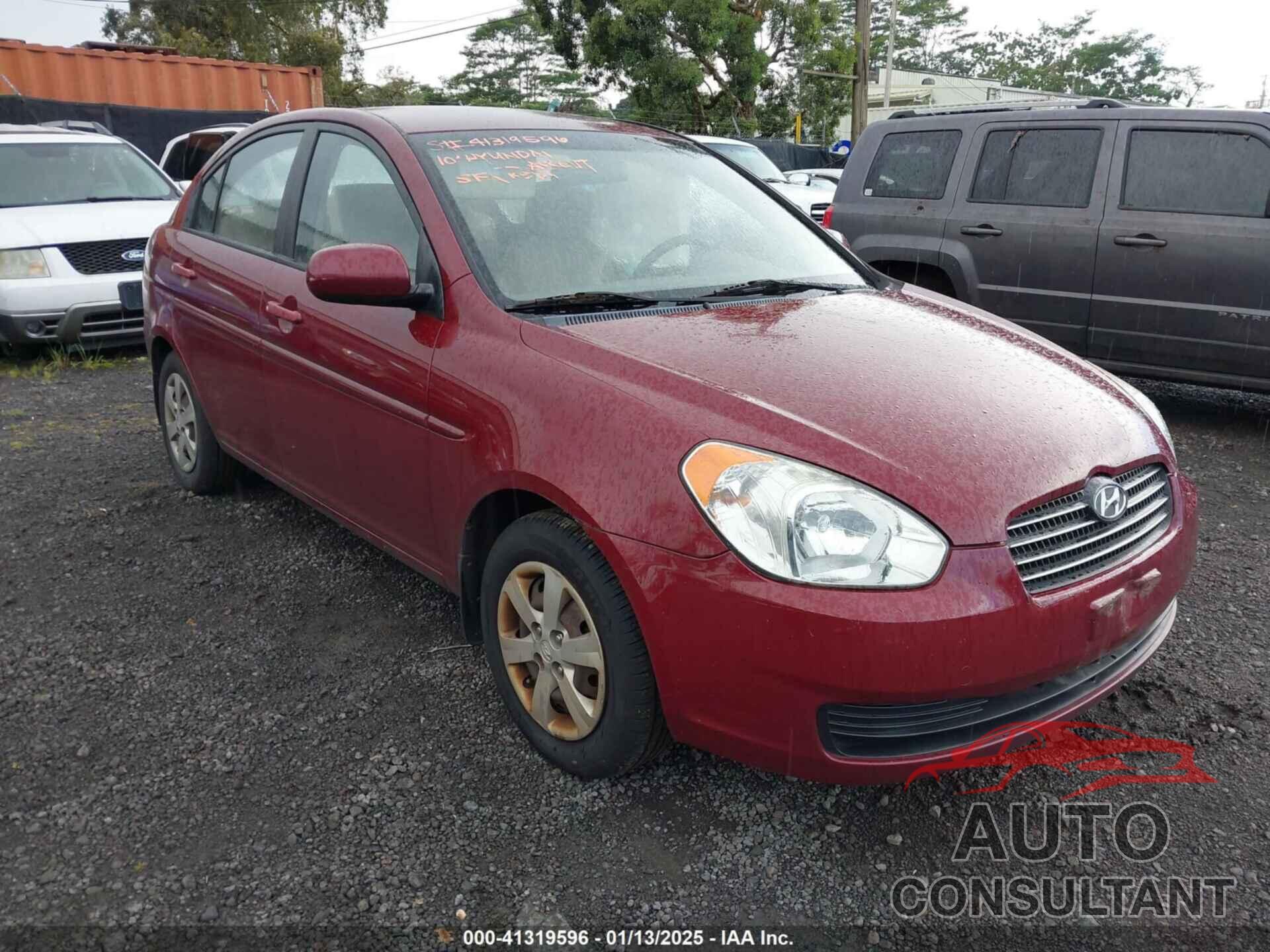 HYUNDAI ACCENT 2010 - KMHCN4AC1AU481896