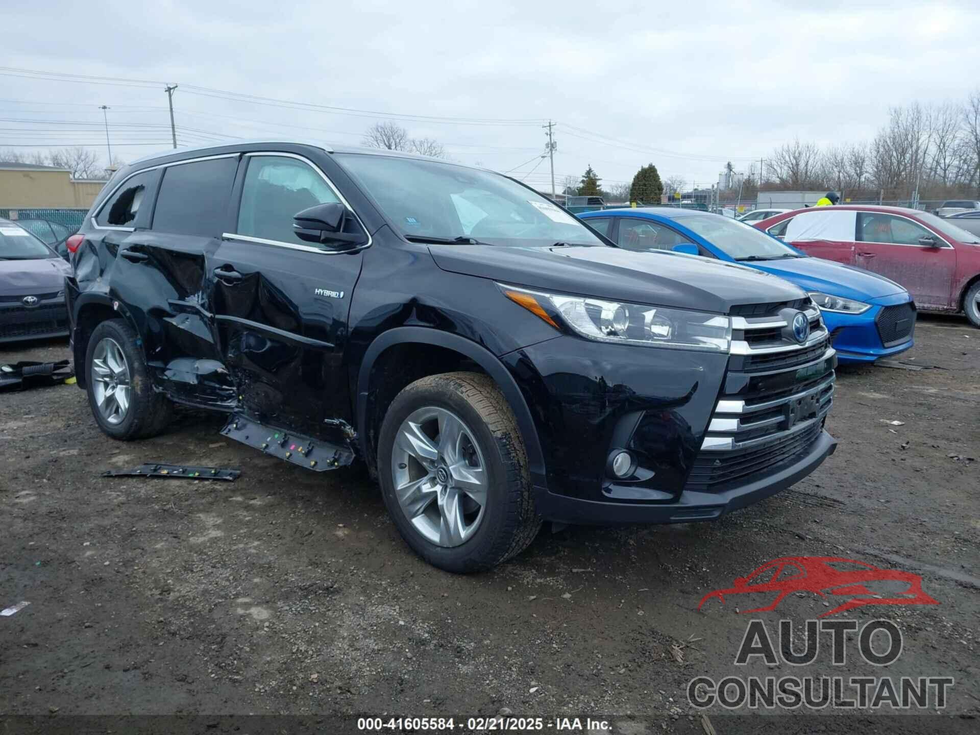TOYOTA HIGHLANDER HYBRID 2018 - 5TDDGRFH0JS046943