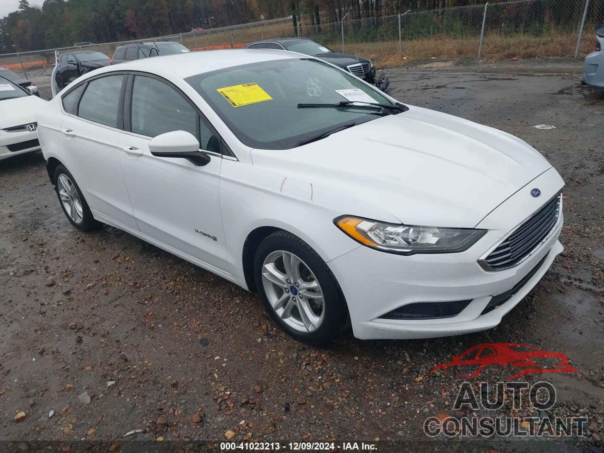 FORD FUSION HYBRID 2018 - 3FA6P0LU8JR206551