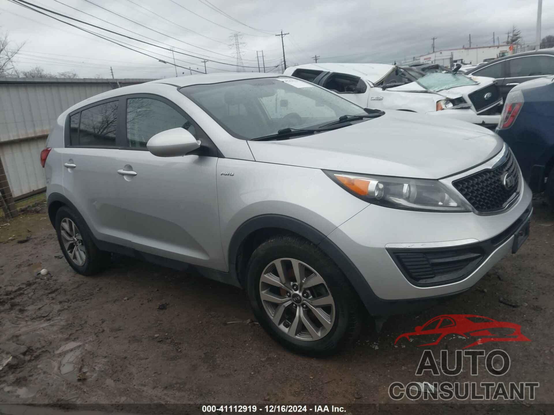 KIA SPORTAGE 2016 - KNDPBCAC8G7809816