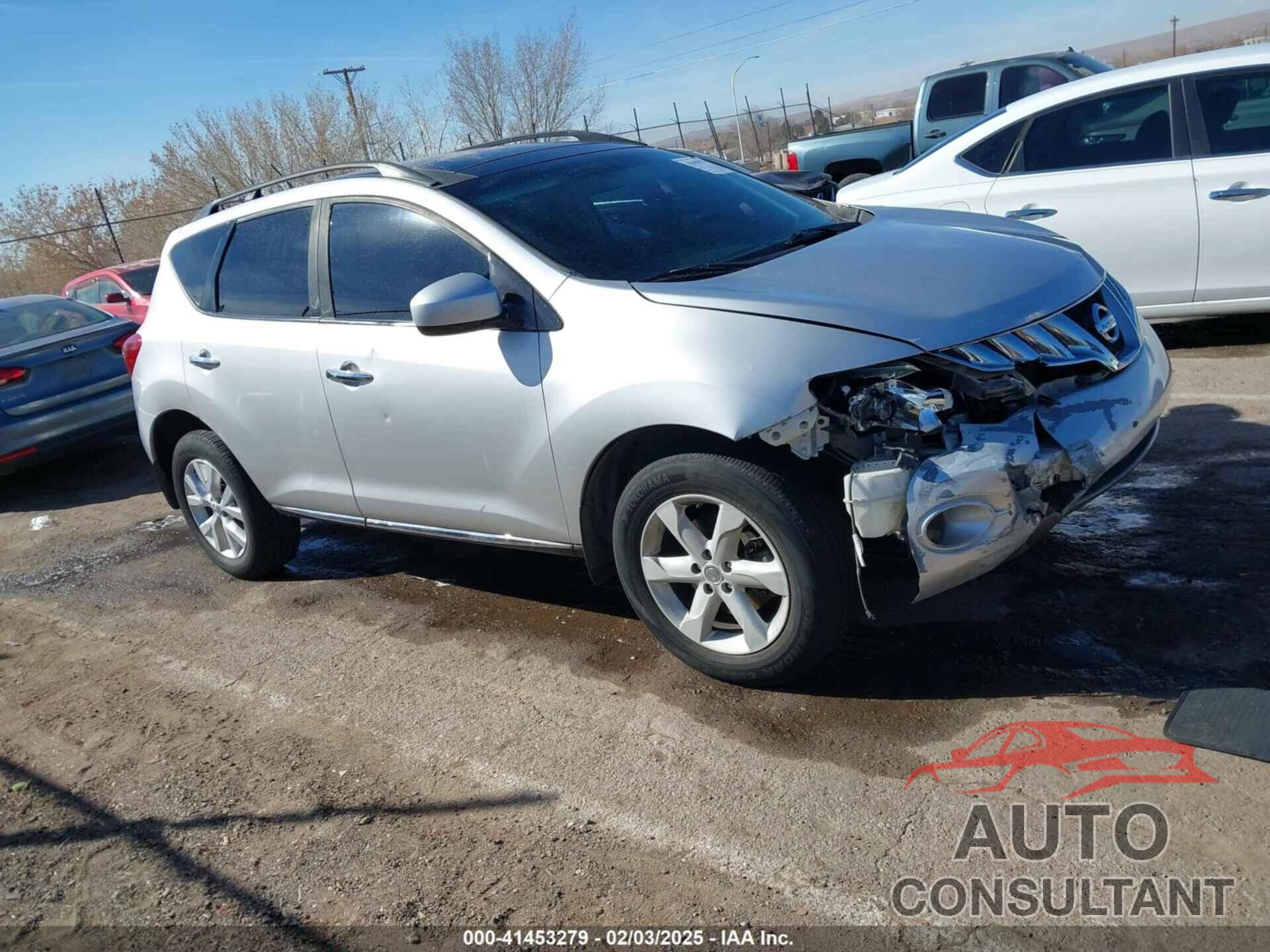 NISSAN MURANO 2010 - JN8AZ1MW7AW105166