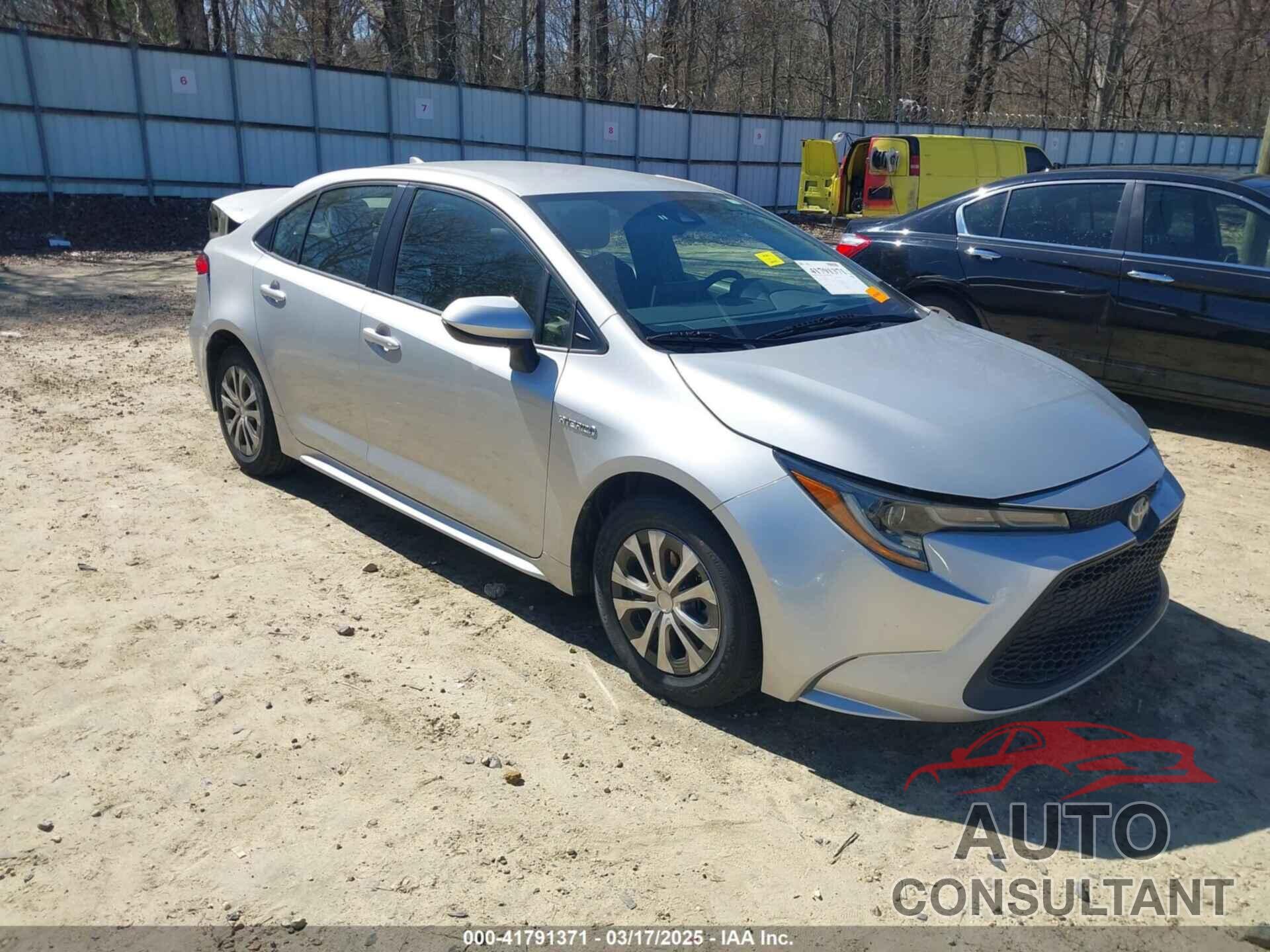 TOYOTA COROLLA 2021 - JTDEAMDE8MJ011201