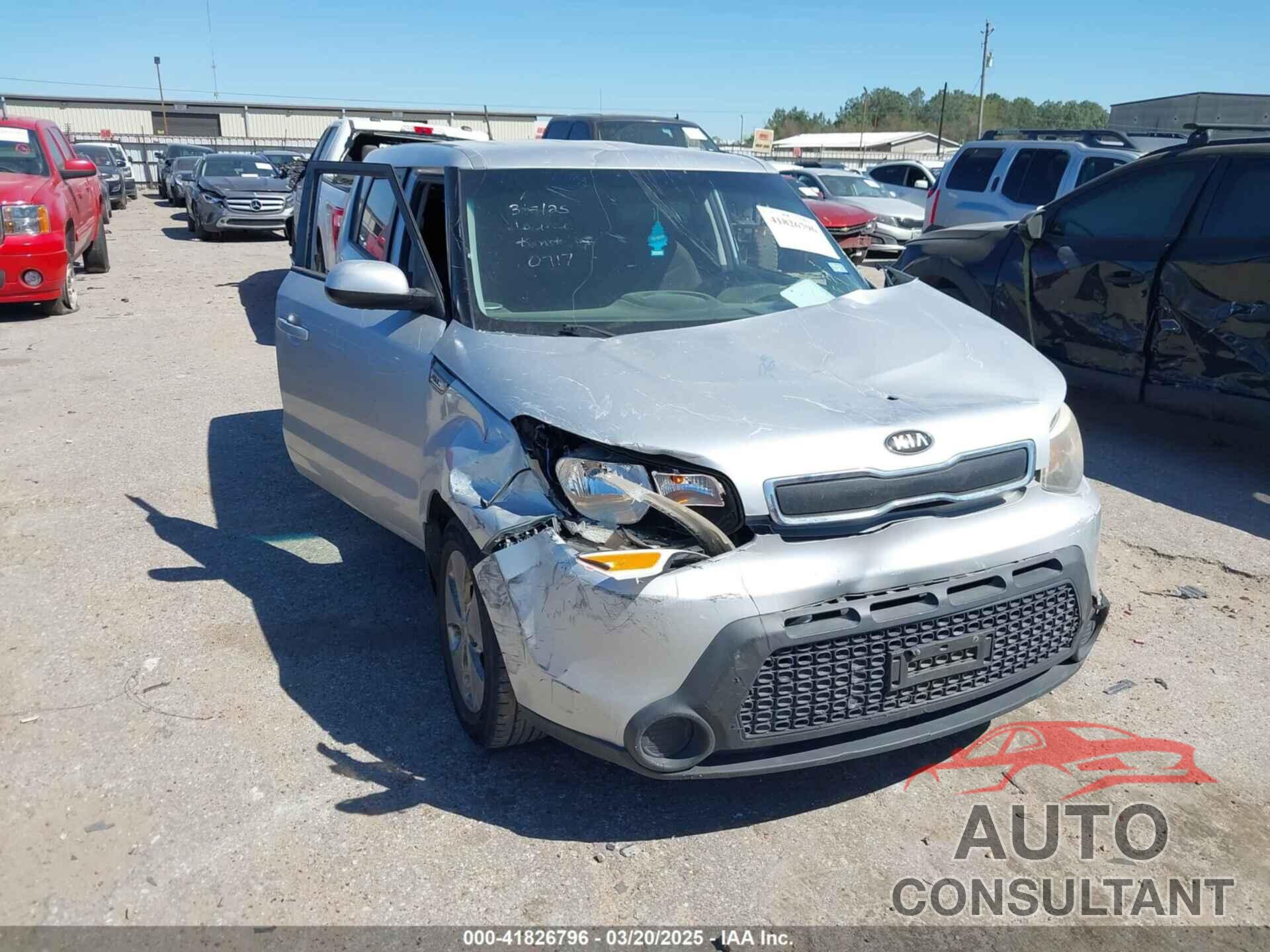 KIA SOUL 2015 - KNDJN2A24F7810717