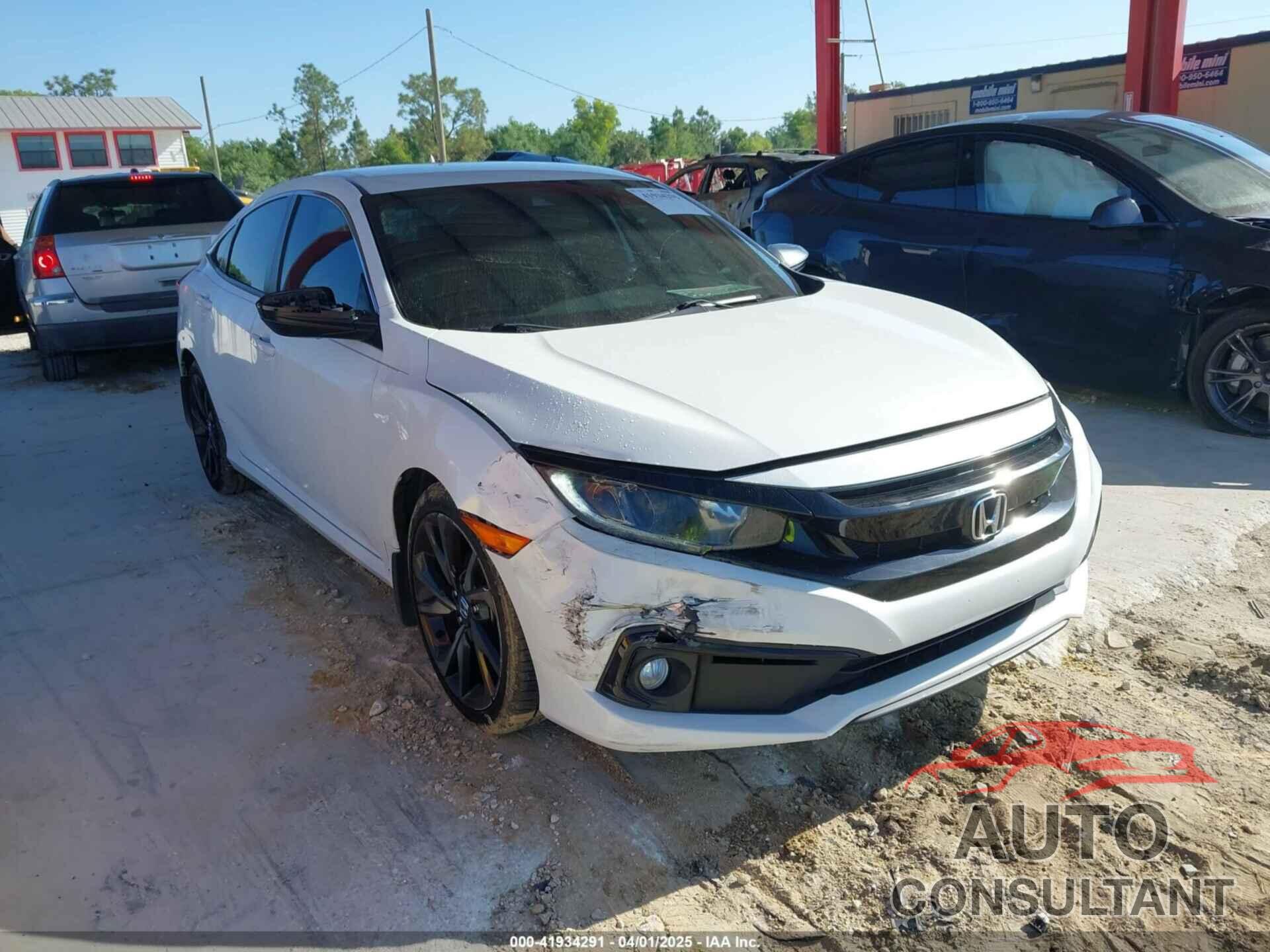 HONDA CIVIC 2019 - 2HGFC2F83KH509185