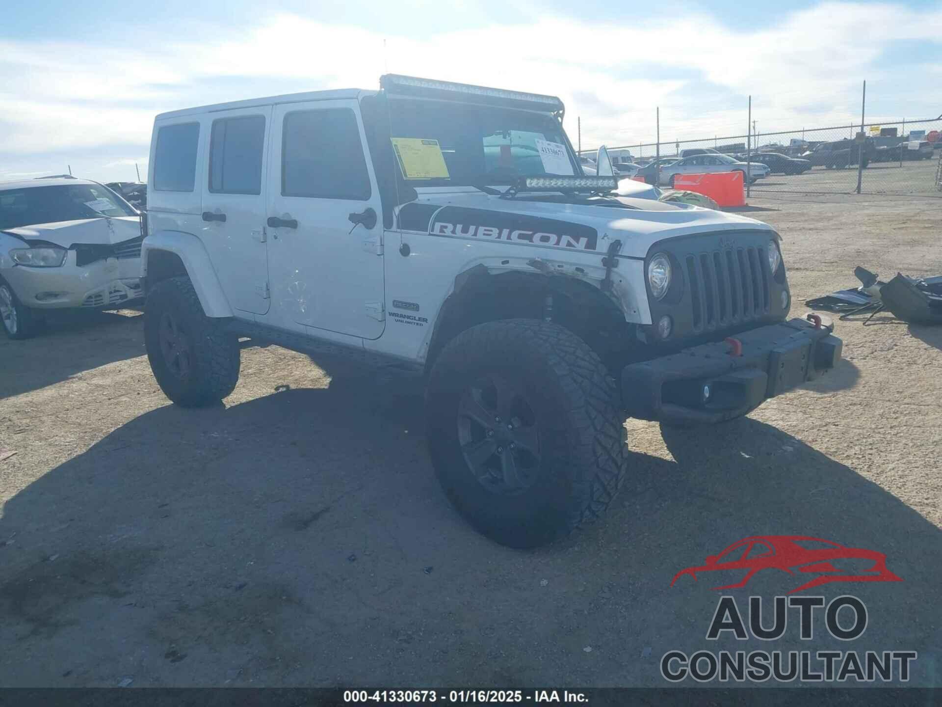 JEEP WRANGLER UNLIMITED 2017 - 1C4BJWFGXHL662594