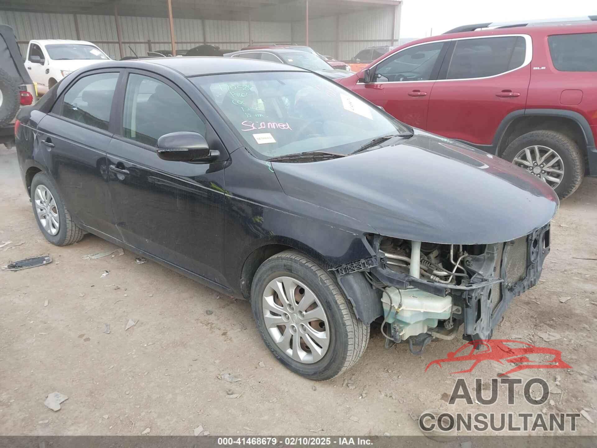 KIA FORTE 2012 - KNAFU4A21C5552956