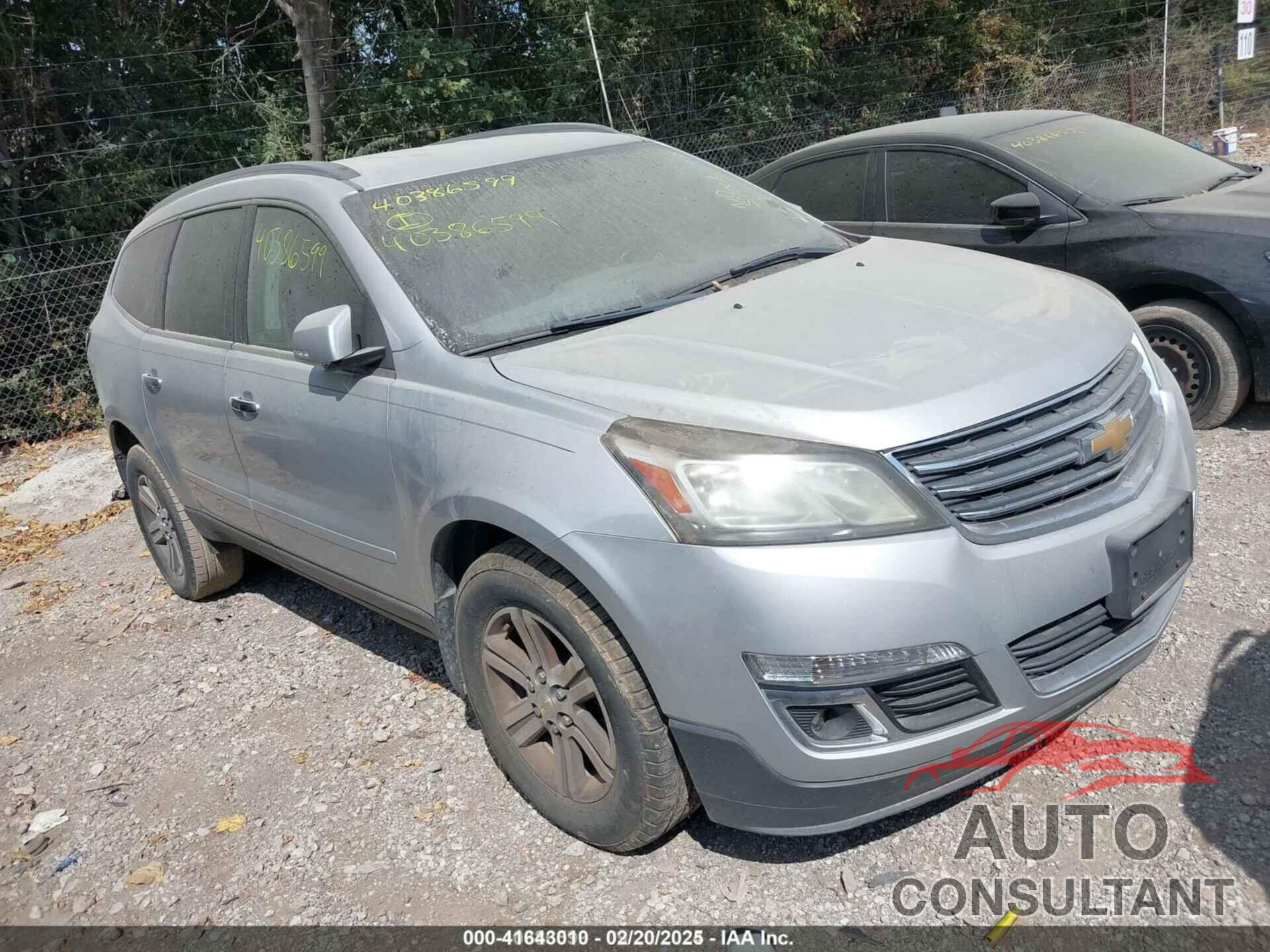 CHEVROLET TRAVERSE 2015 - 1GNKVGKDXFJ388478