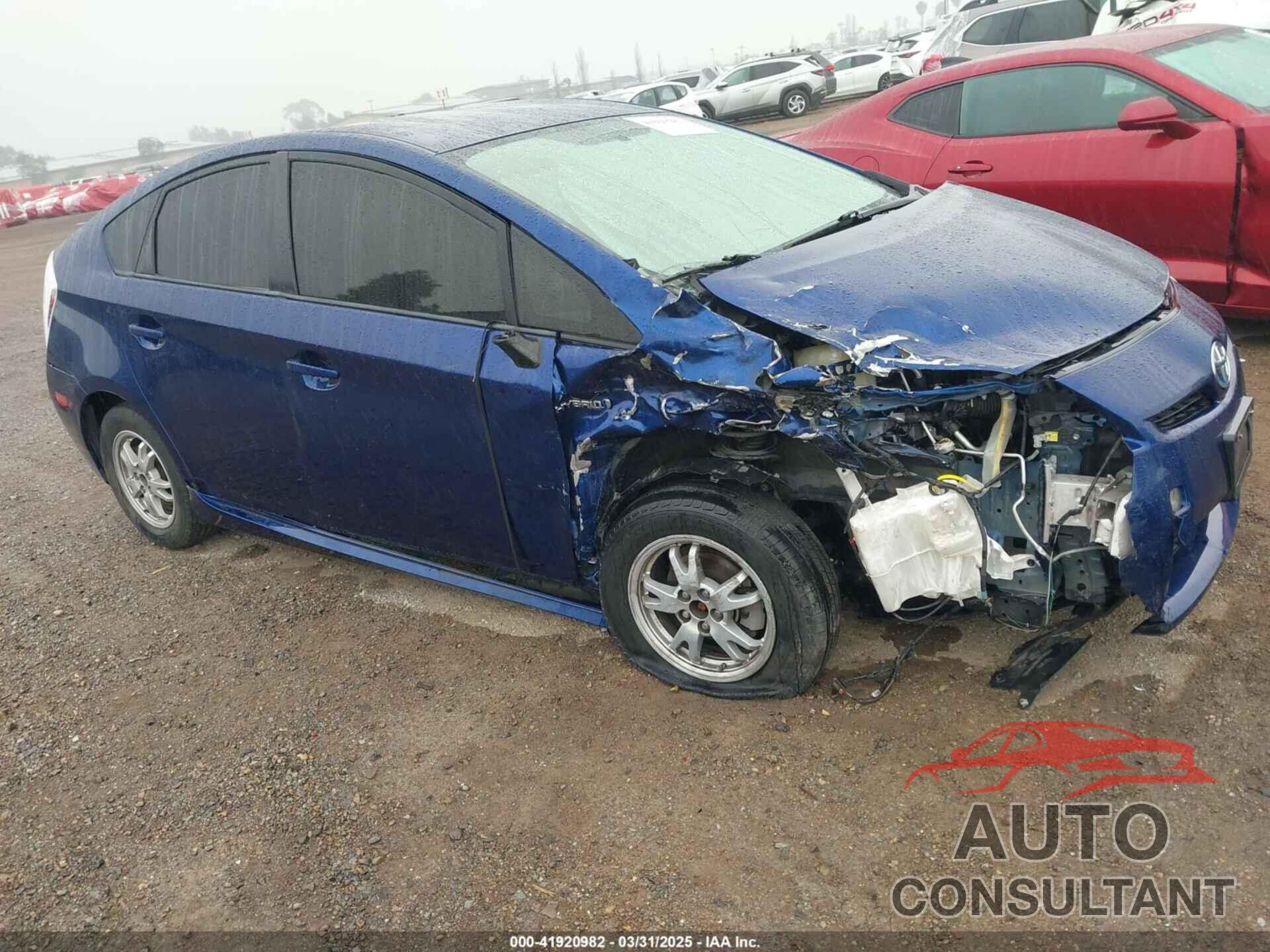 TOYOTA PRIUS 2010 - JTDKN3DU9A1099308