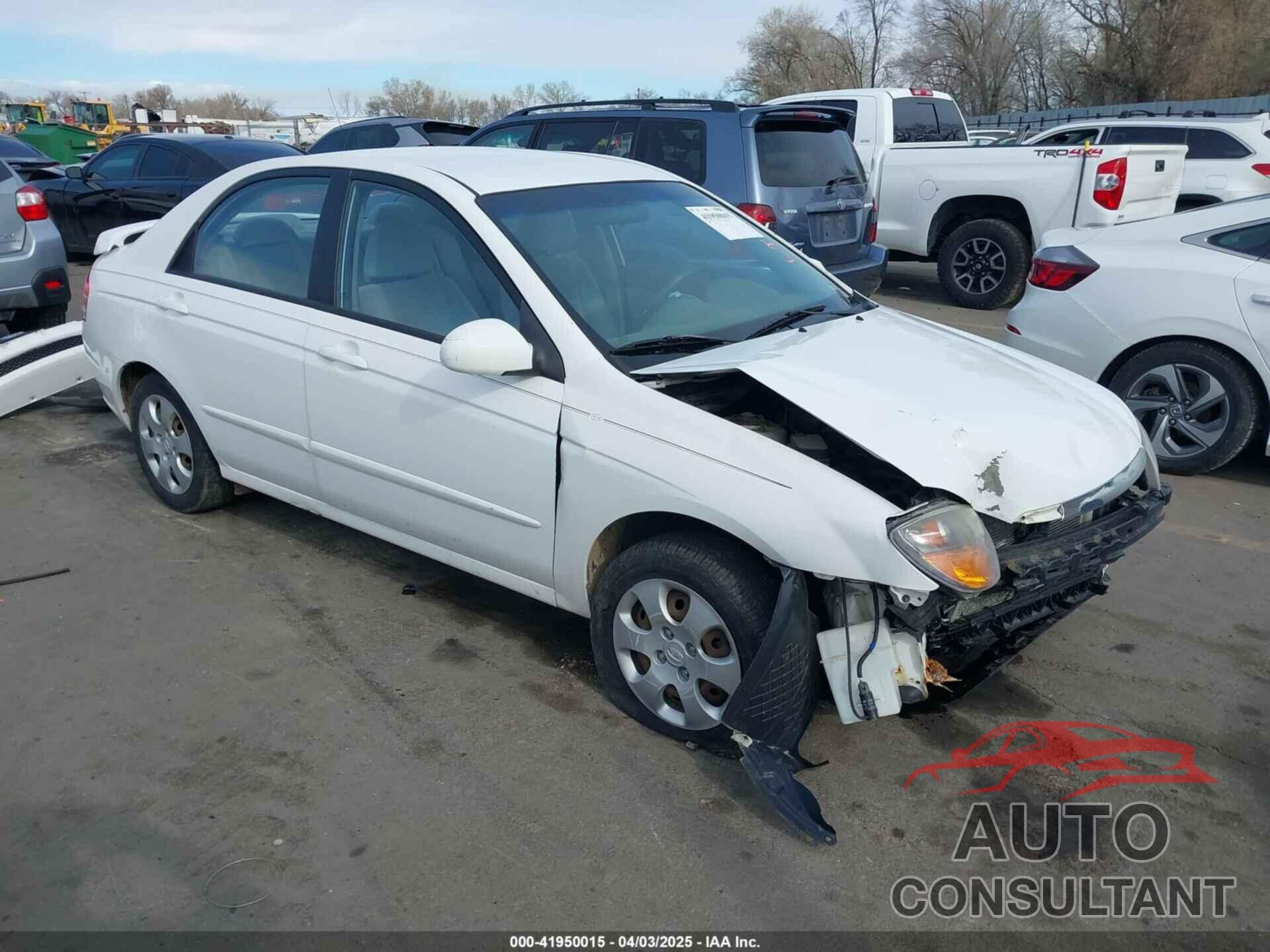 KIA SPECTRA 2009 - KNAFE221195608345