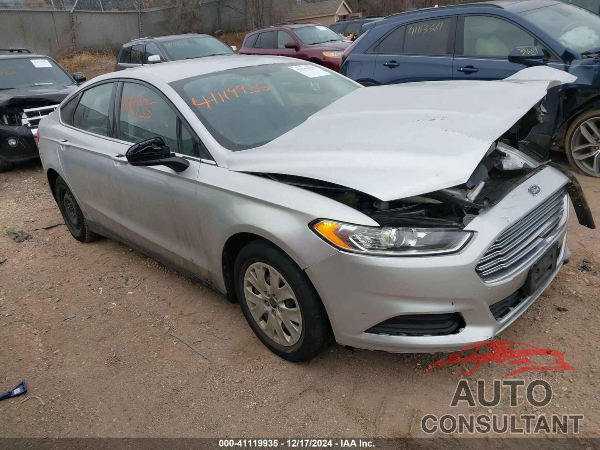 FORD FUSION 2013 - 3FA6P0G77DR108412