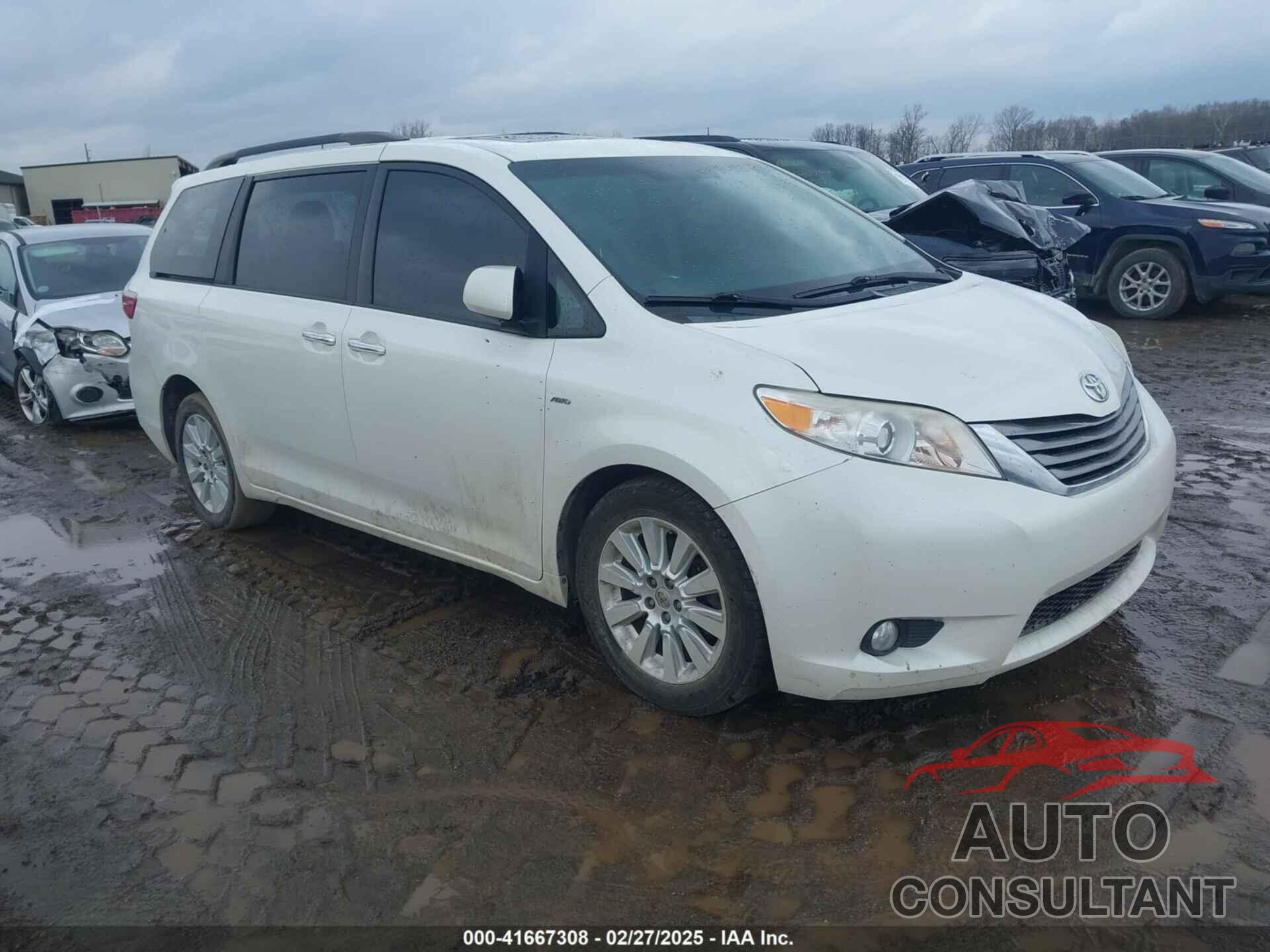 TOYOTA SIENNA 2016 - 5TDDK3DCXGS129856