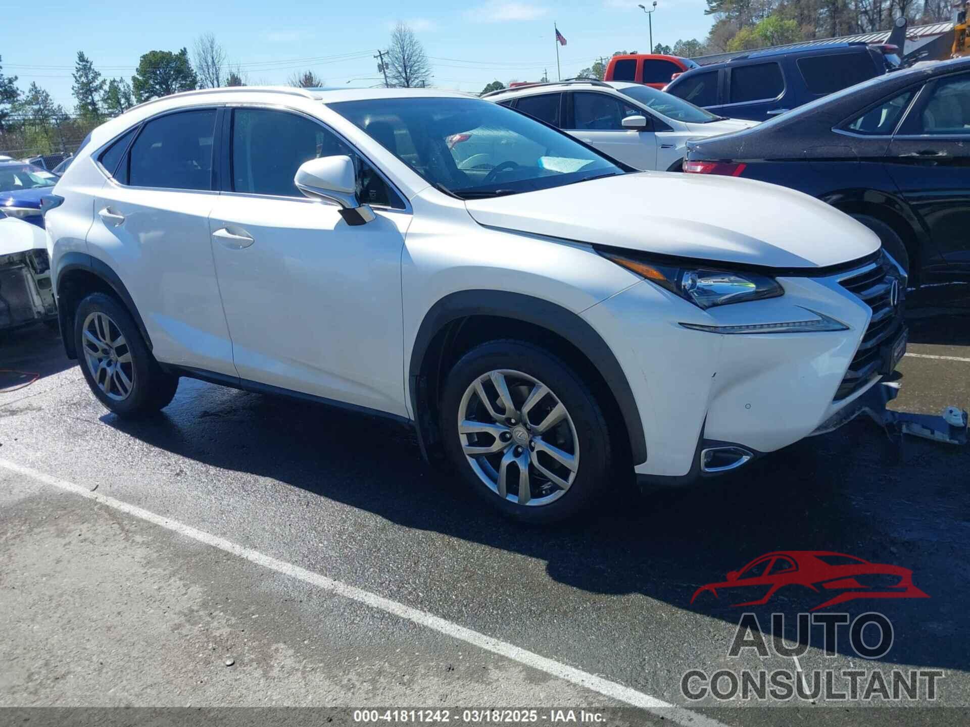 LEXUS NX 200T 2016 - JTJBARBZ4G2090433
