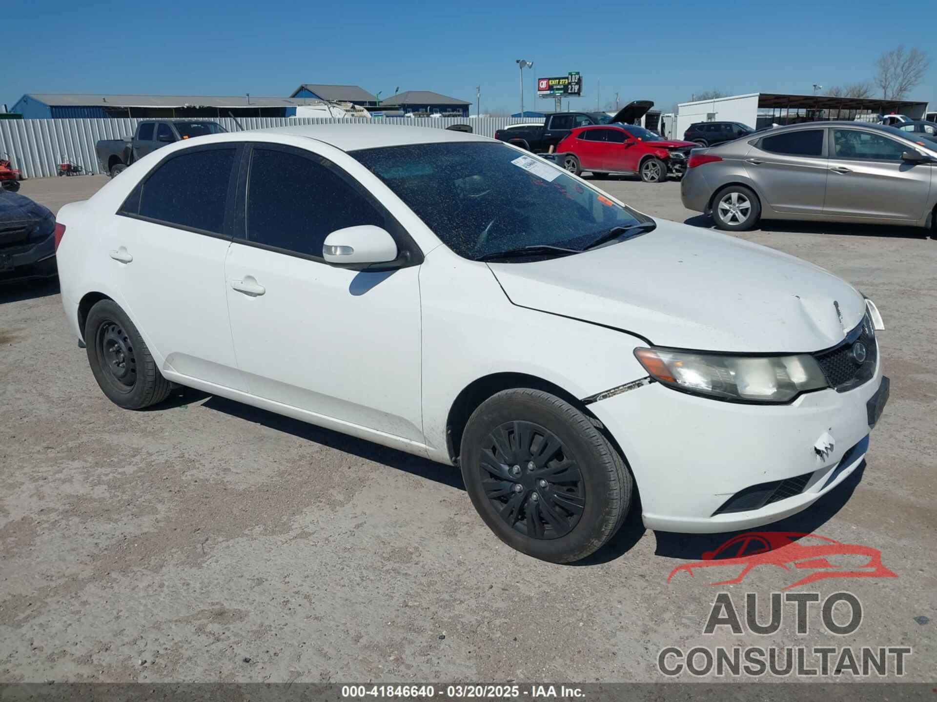 KIA FORTE 2010 - KNAFU4A22A5058487