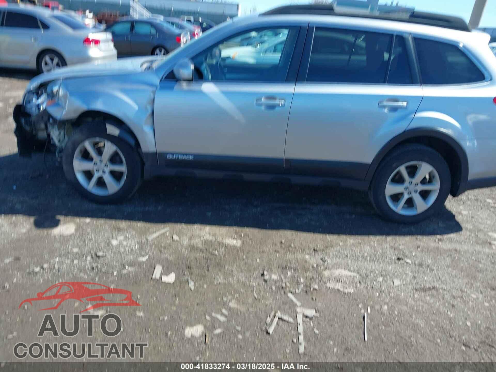 SUBARU OUTBACK 2013 - 4S4BRBGC8D3239709