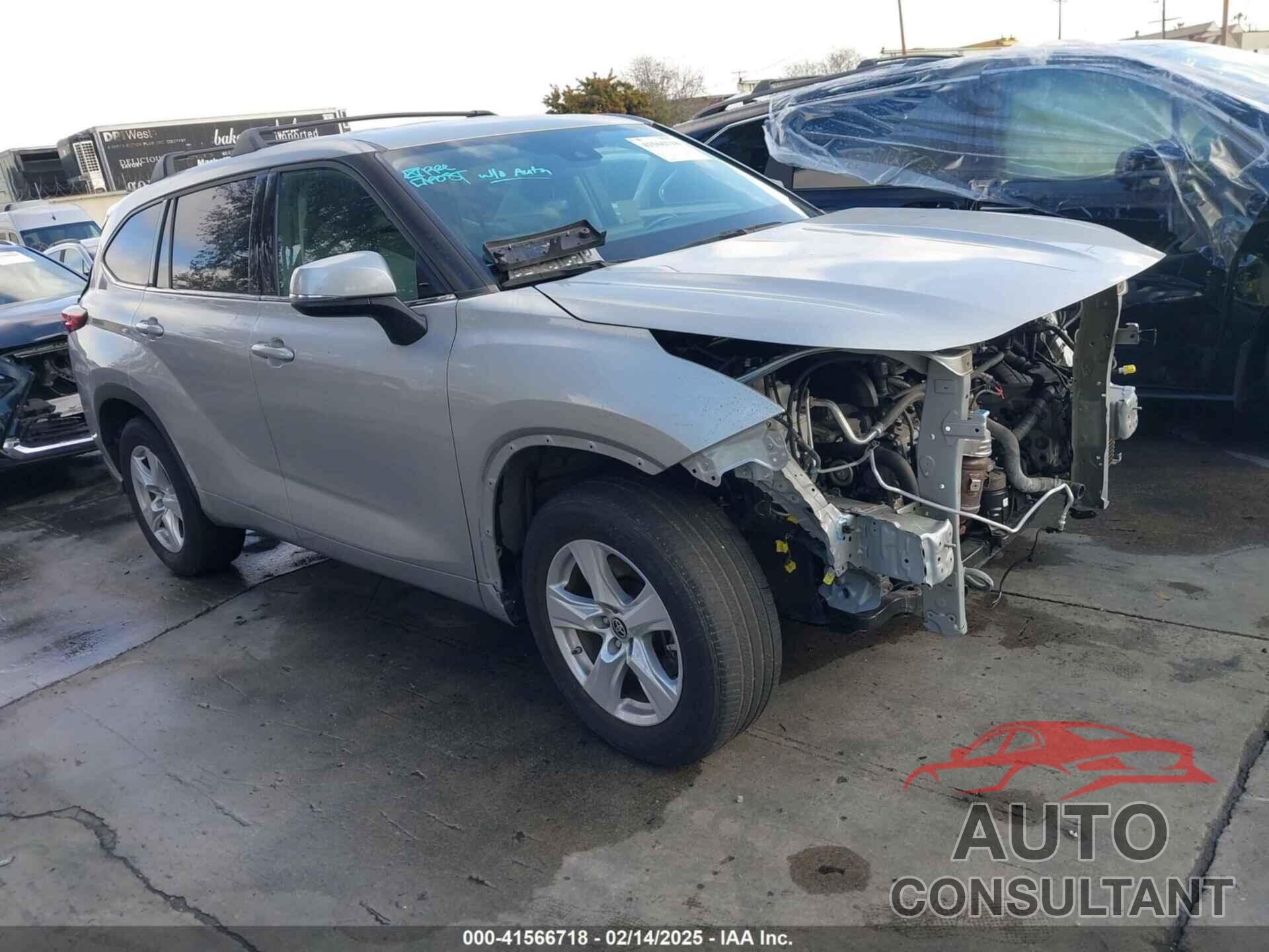 TOYOTA HIGHLANDER 2021 - 5TDZZRAHXMS531554