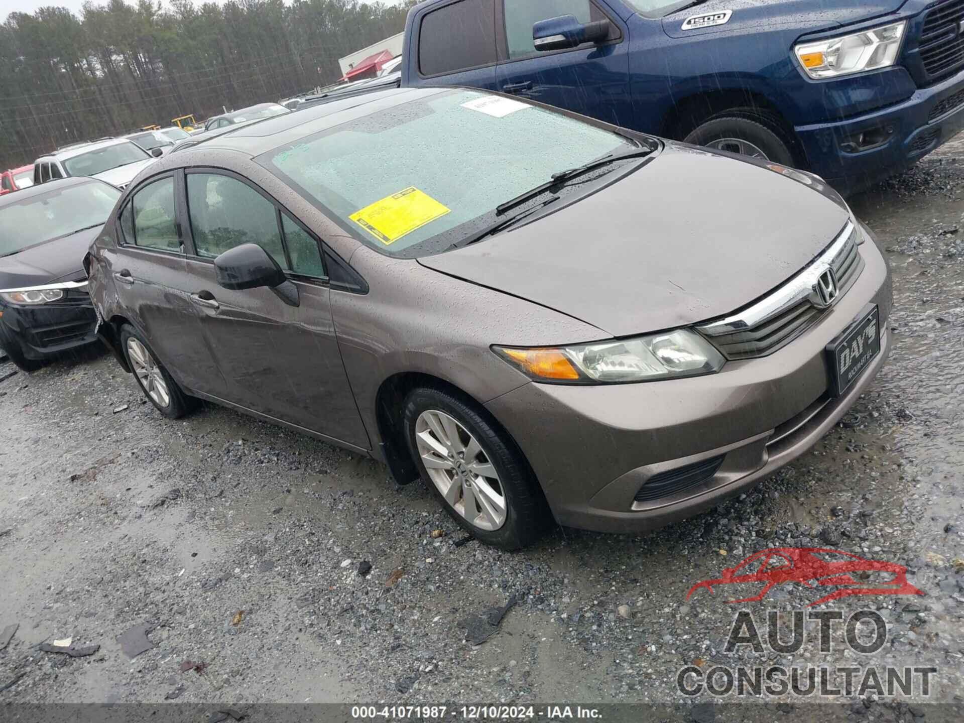 HONDA CIVIC 2012 - 2HGFB2F9XCH505292