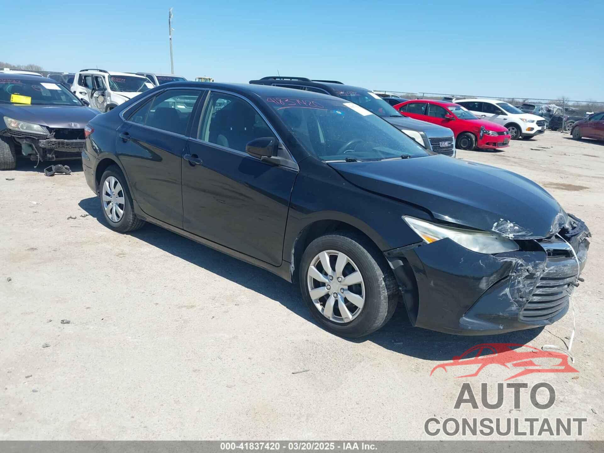 TOYOTA CAMRY 2016 - 4T4BF1FK9GR565129