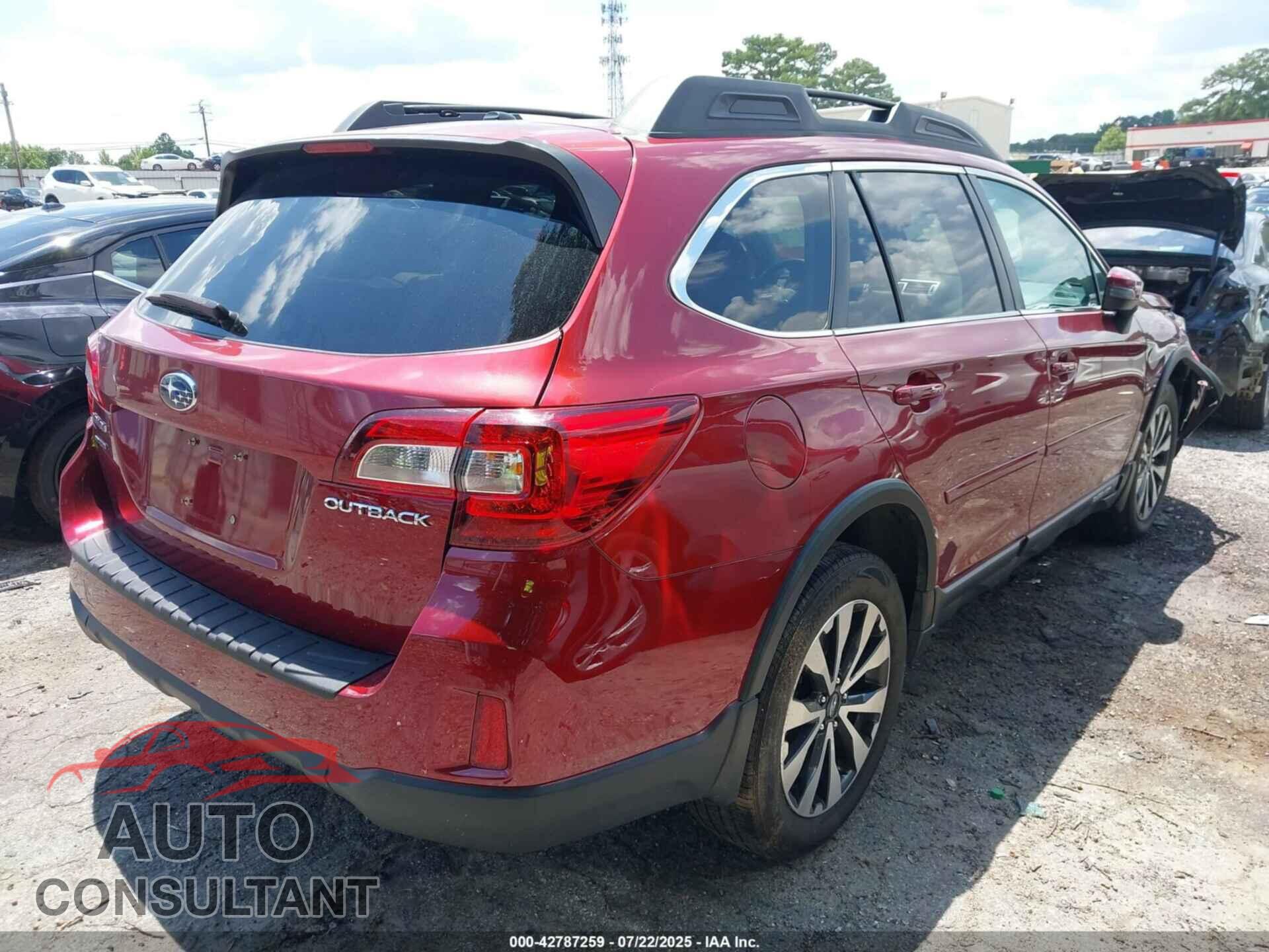SUBARU OUTBACK 2015 - 4S4BSBNC8F3345183