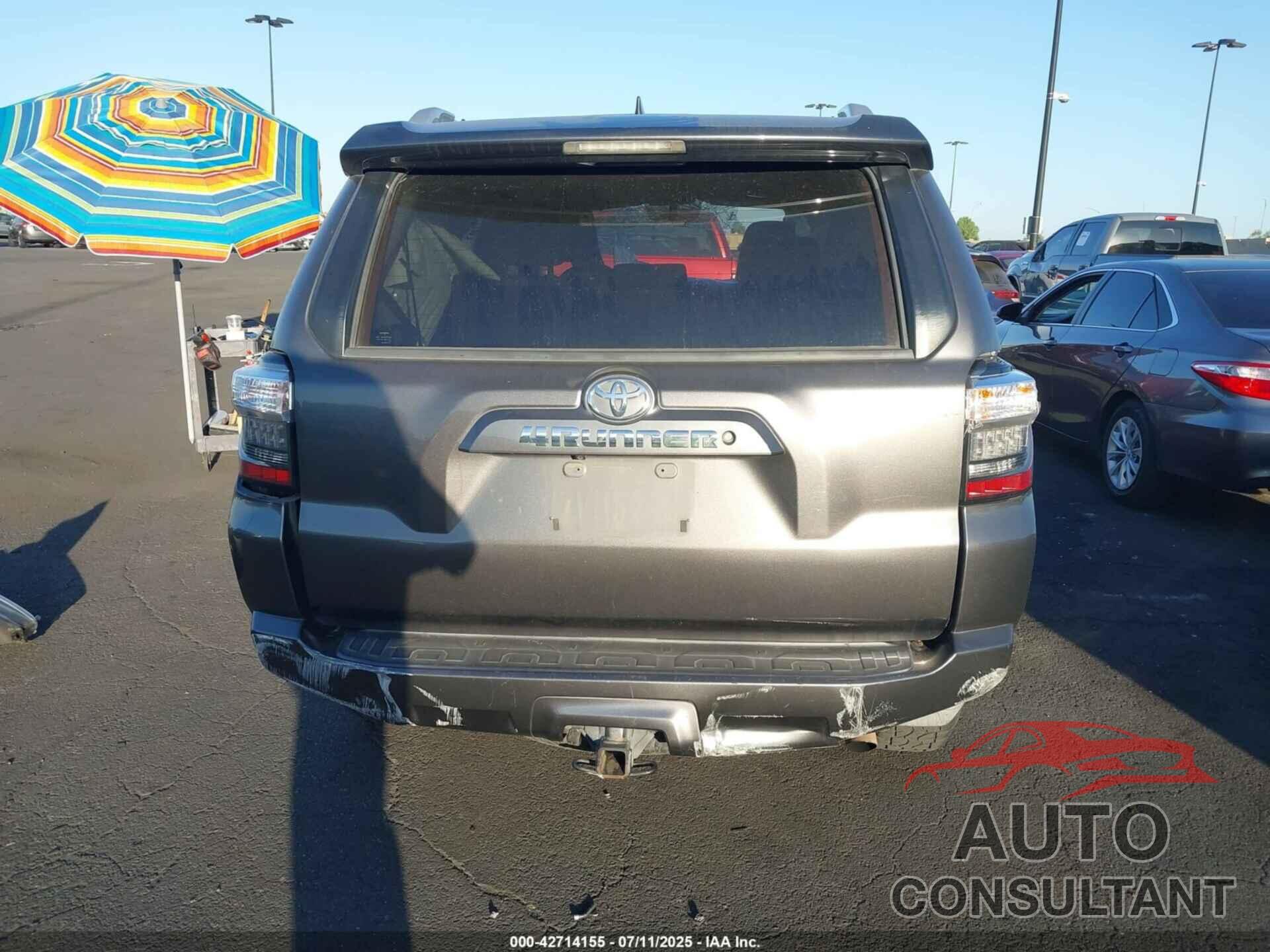 TOYOTA 4RUNNER 2016 - JTEBU5JR1G5389604
