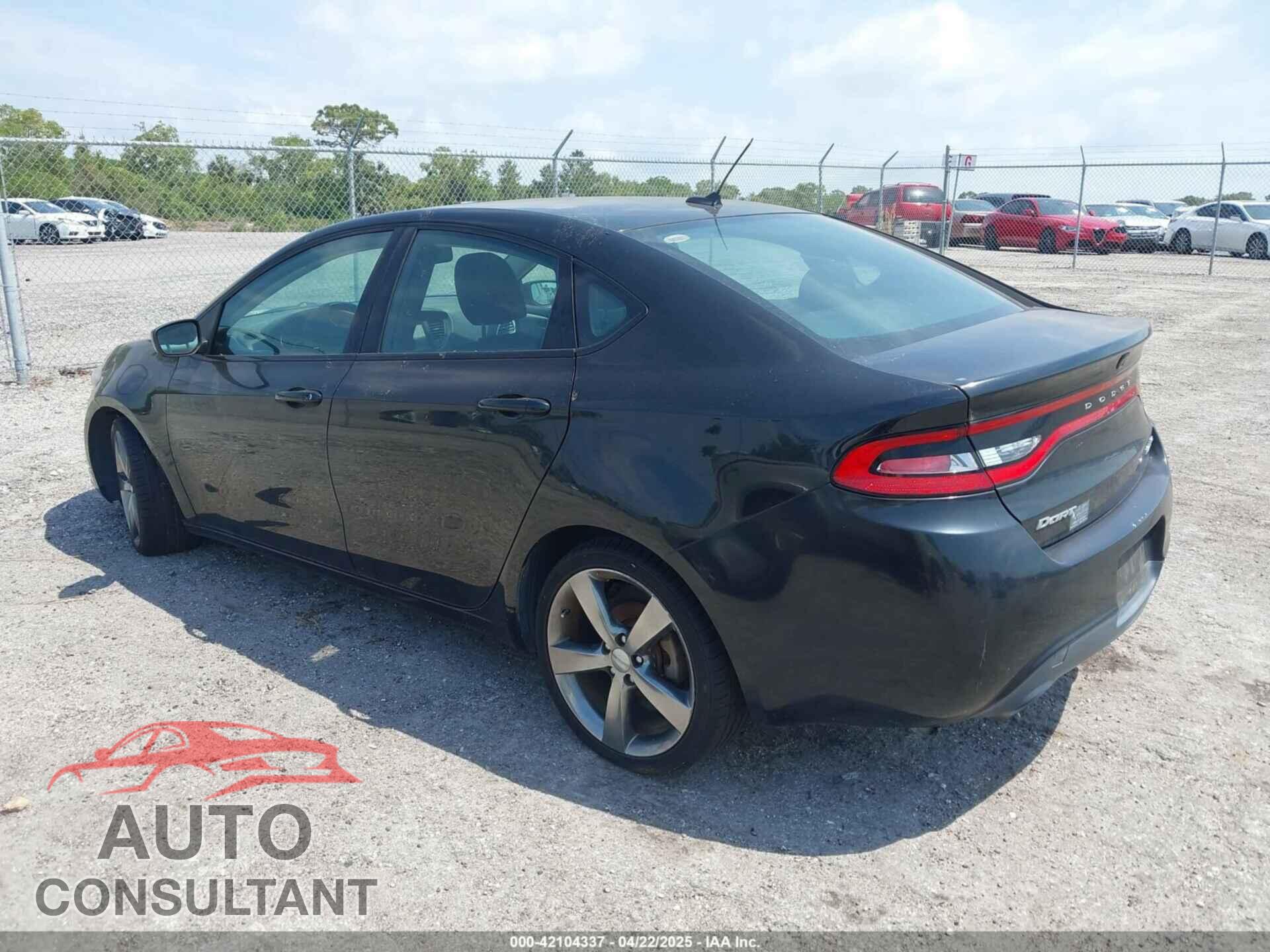 DODGE DART 2013 - 1C3CDFBA7DD320543