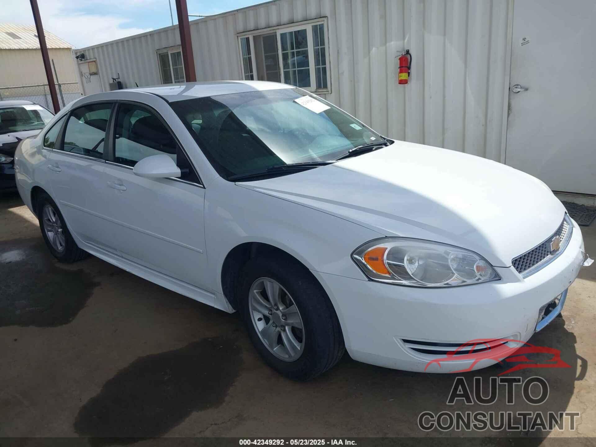 CHEVROLET IMPALA 2012 - 2G1WF5E30C1328383