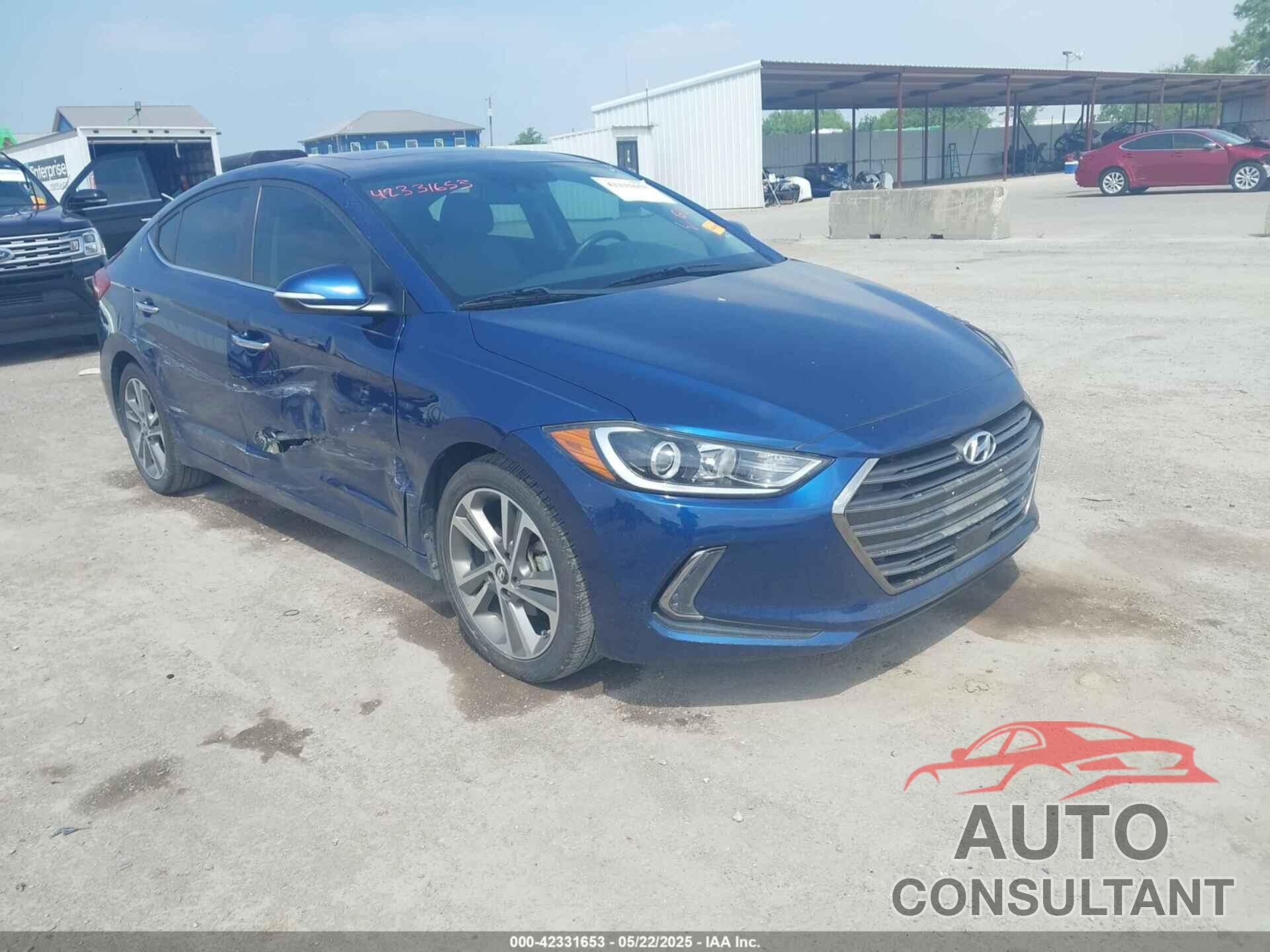 HYUNDAI ELANTRA 2017 - 5NPD84LF7HH052015