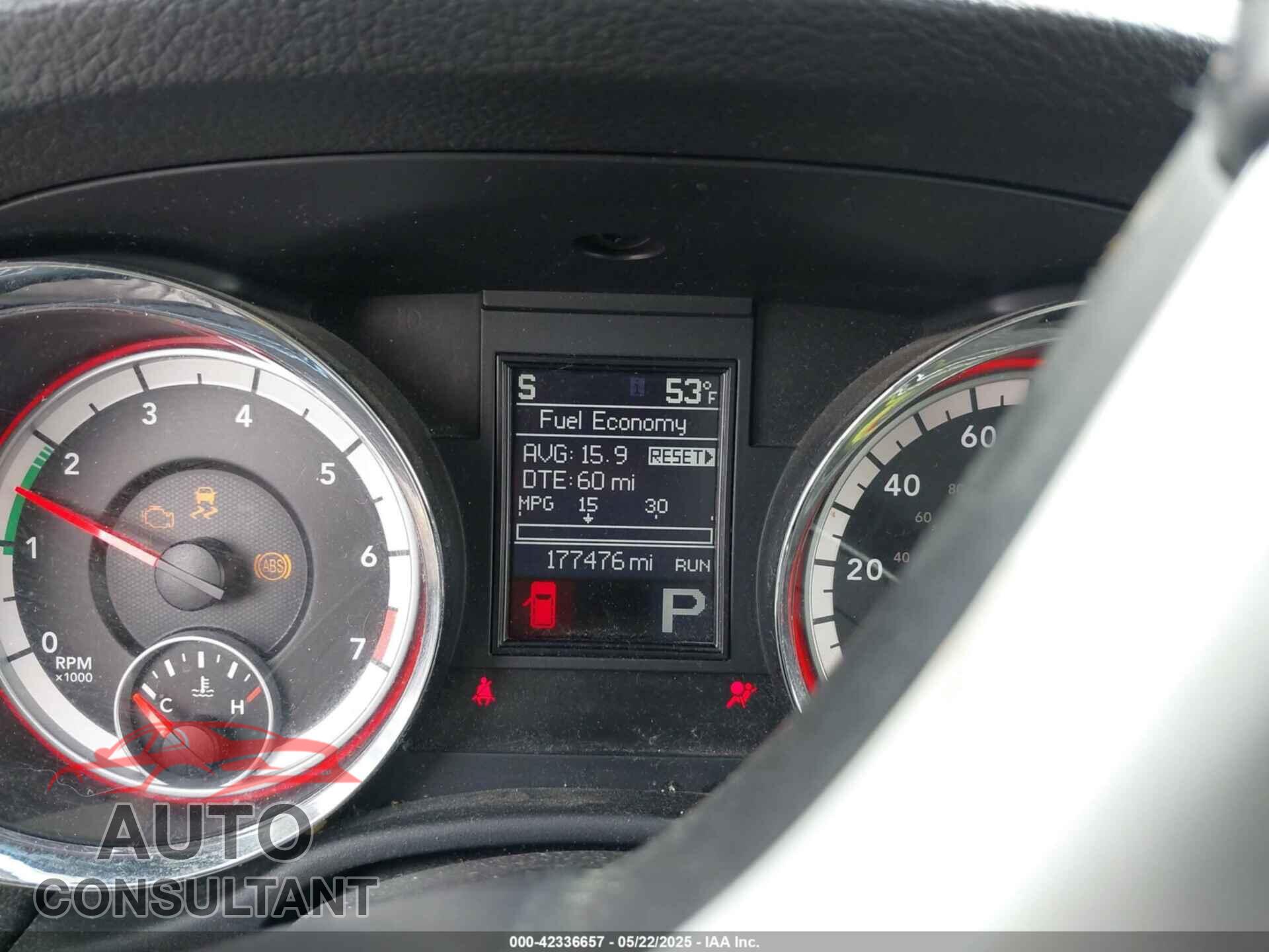 DODGE DURANGO 2013 - 1C4RDJAG4DC697450