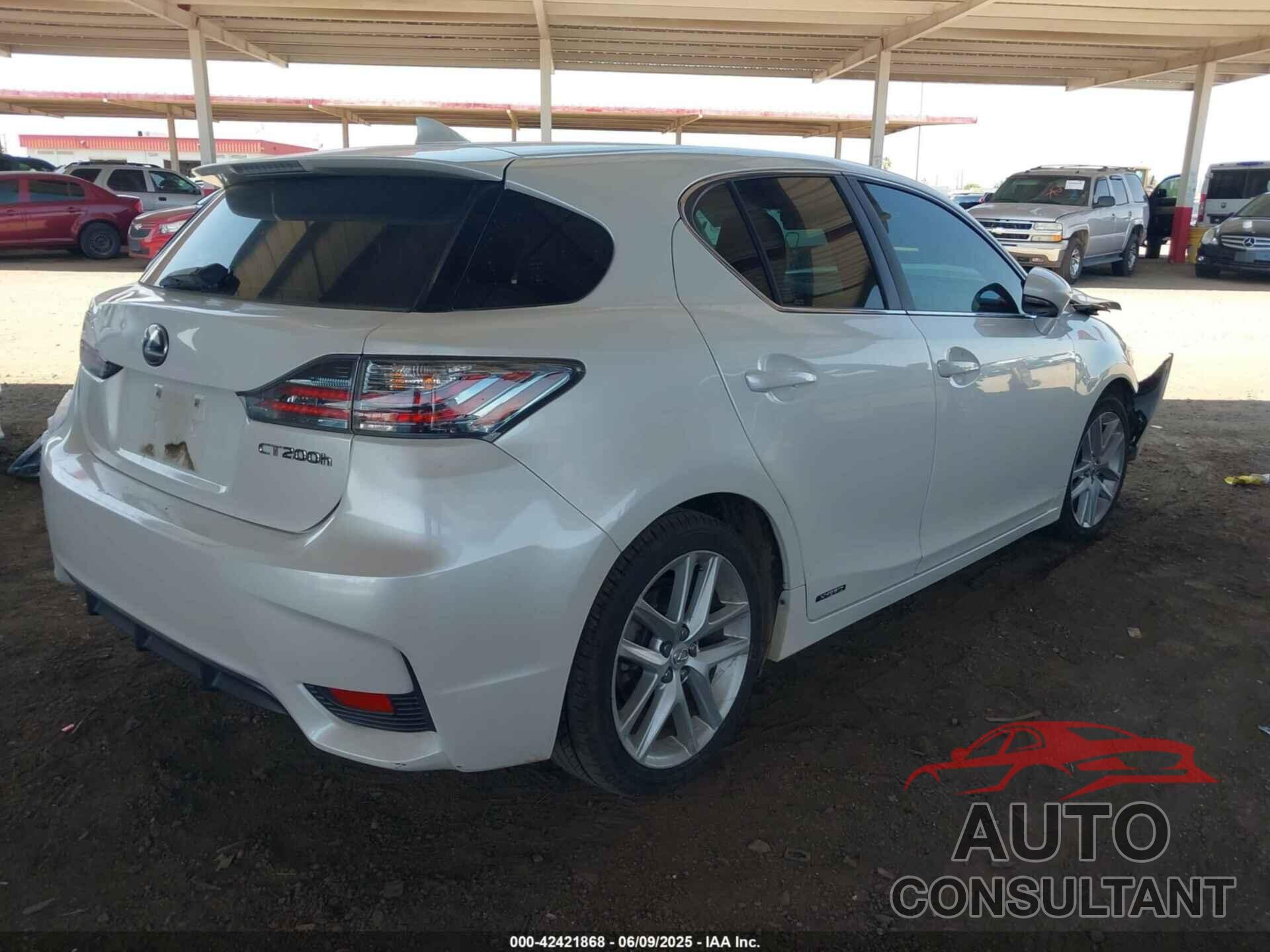 LEXUS CT 200H 2015 - JTHKD5BH6F2230652