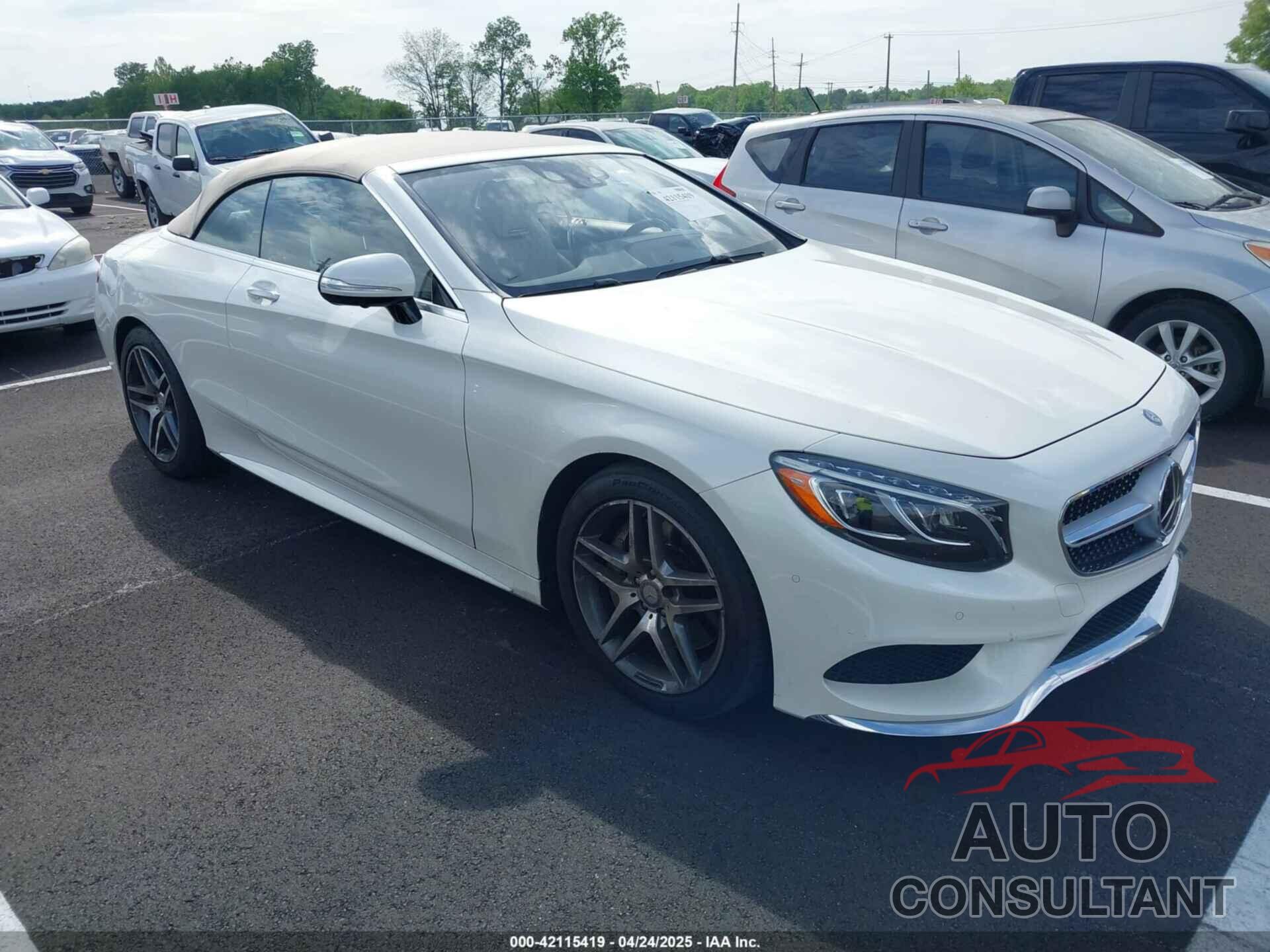 MERCEDES-BENZ S 550 2017 - WDDXK8CB9HA023566