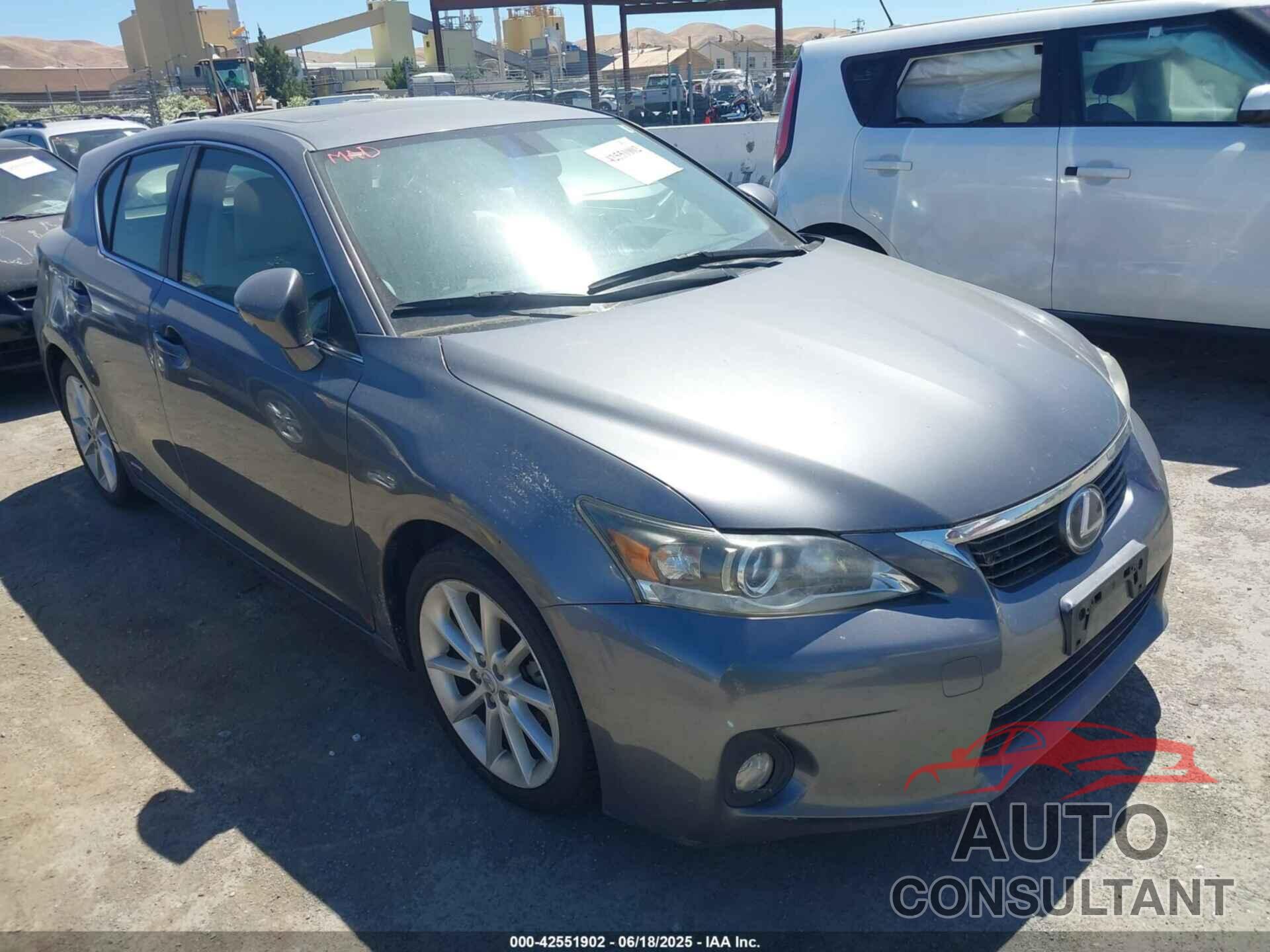 LEXUS CT 200H 2013 - JTHKD5BH4D2163756