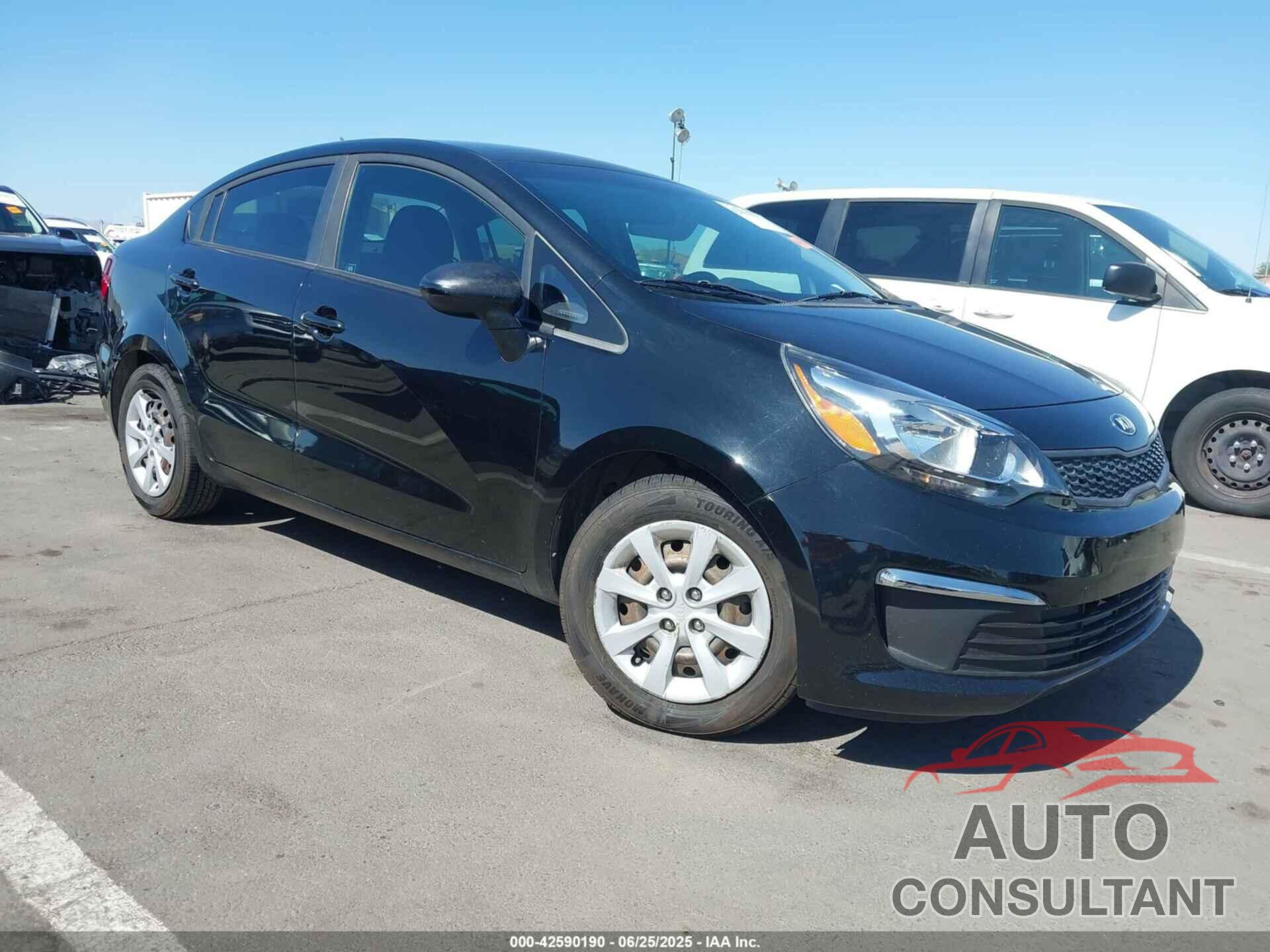 KIA RIO 2017 - KNADM4A3XH6039402
